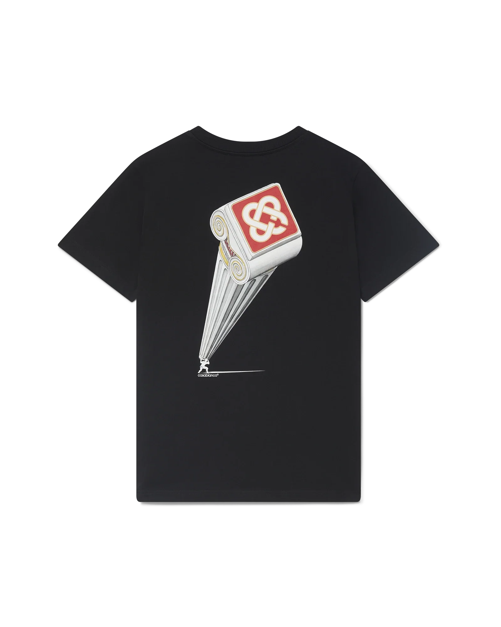 T-Shirt Leaning Column