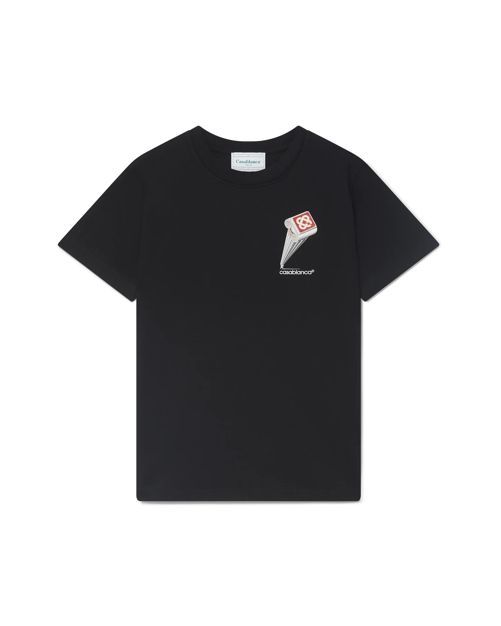 T-Shirt Leaning Column