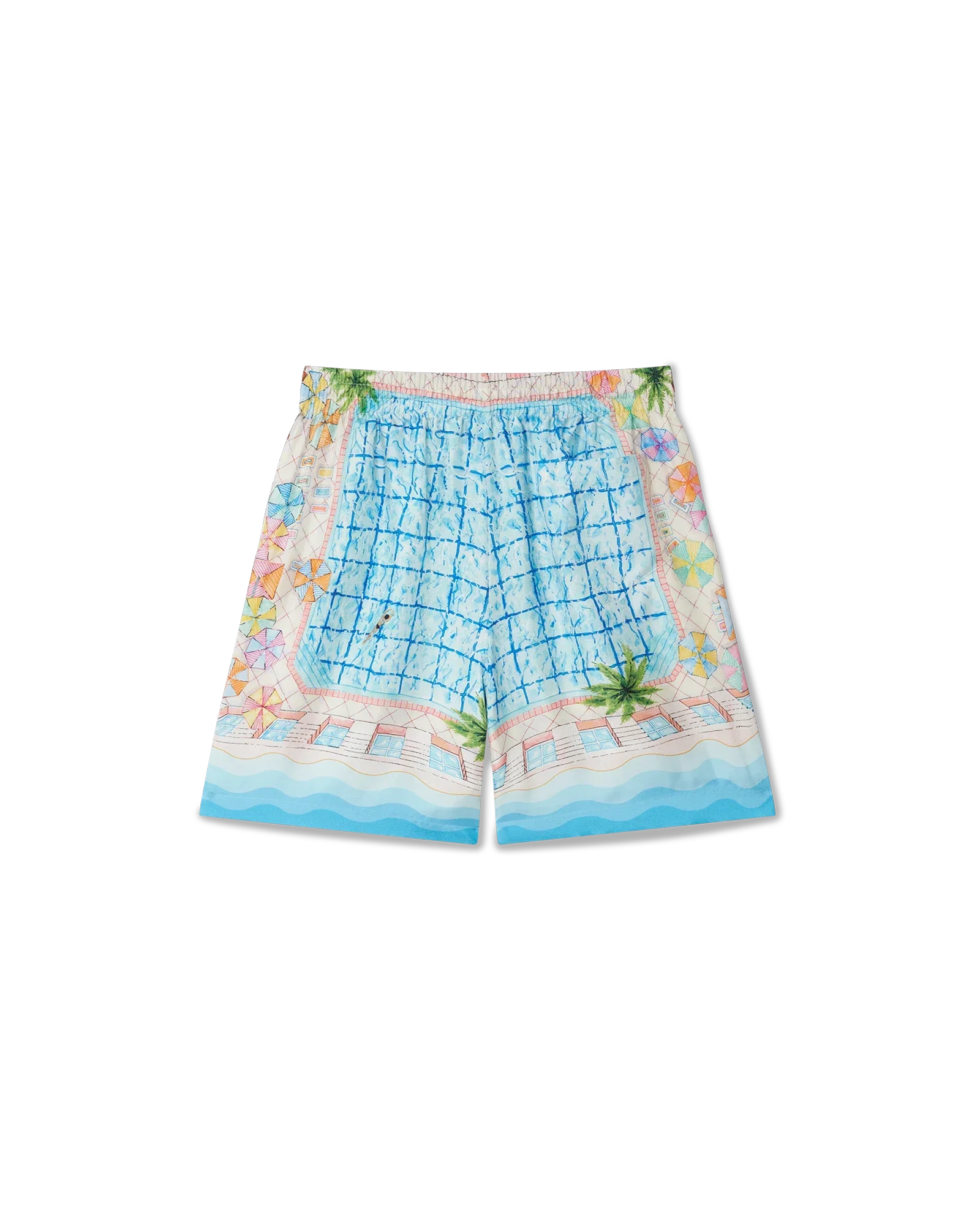 Short en soie Le Plongeon