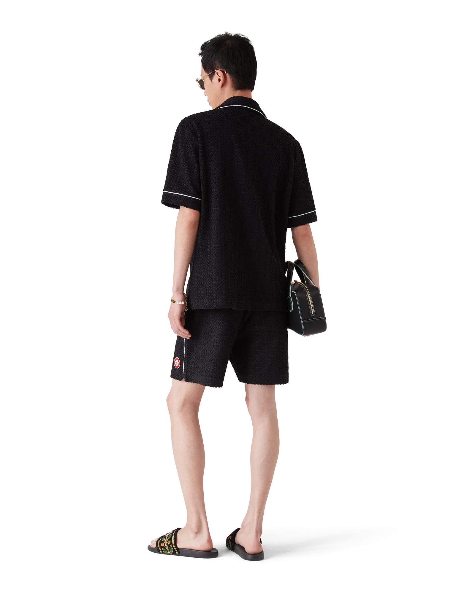 Short éponge en jacquard Monogram