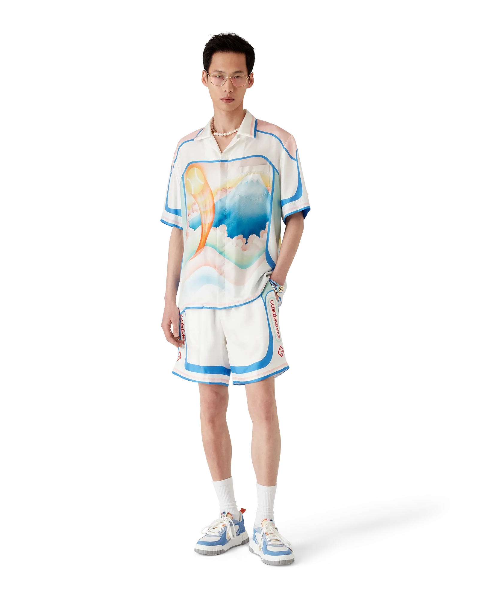 Short en soie Fuji Dream
