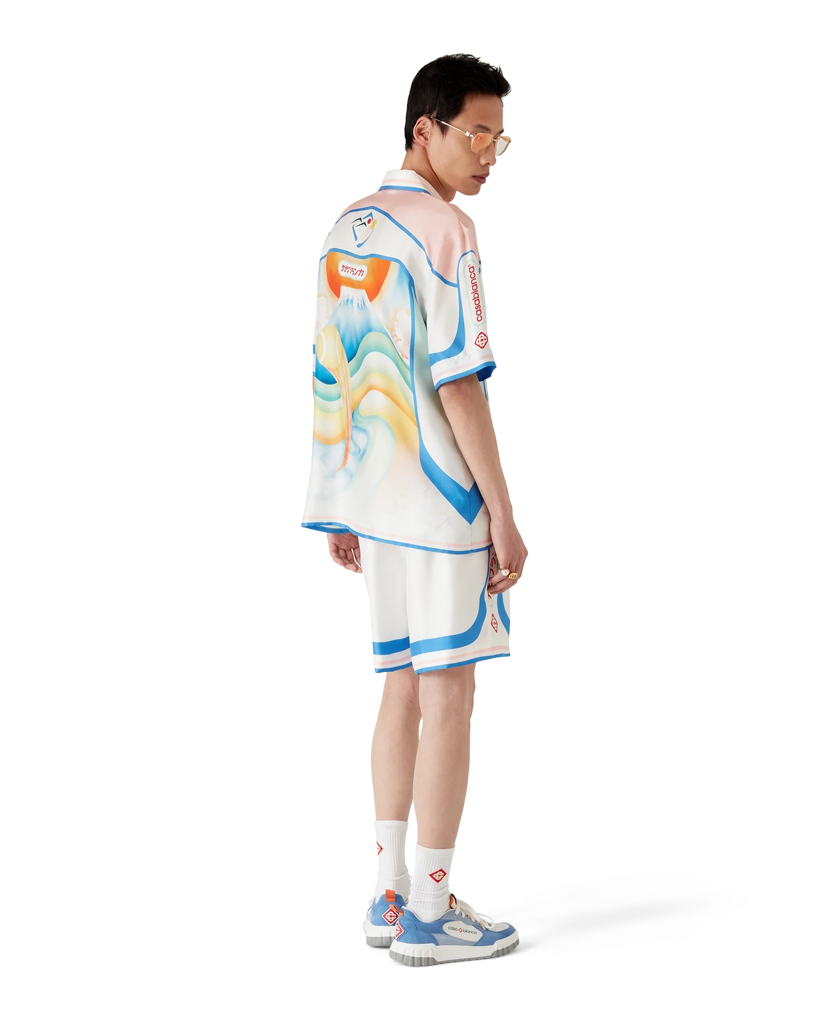 Short en soie Fuji Dream