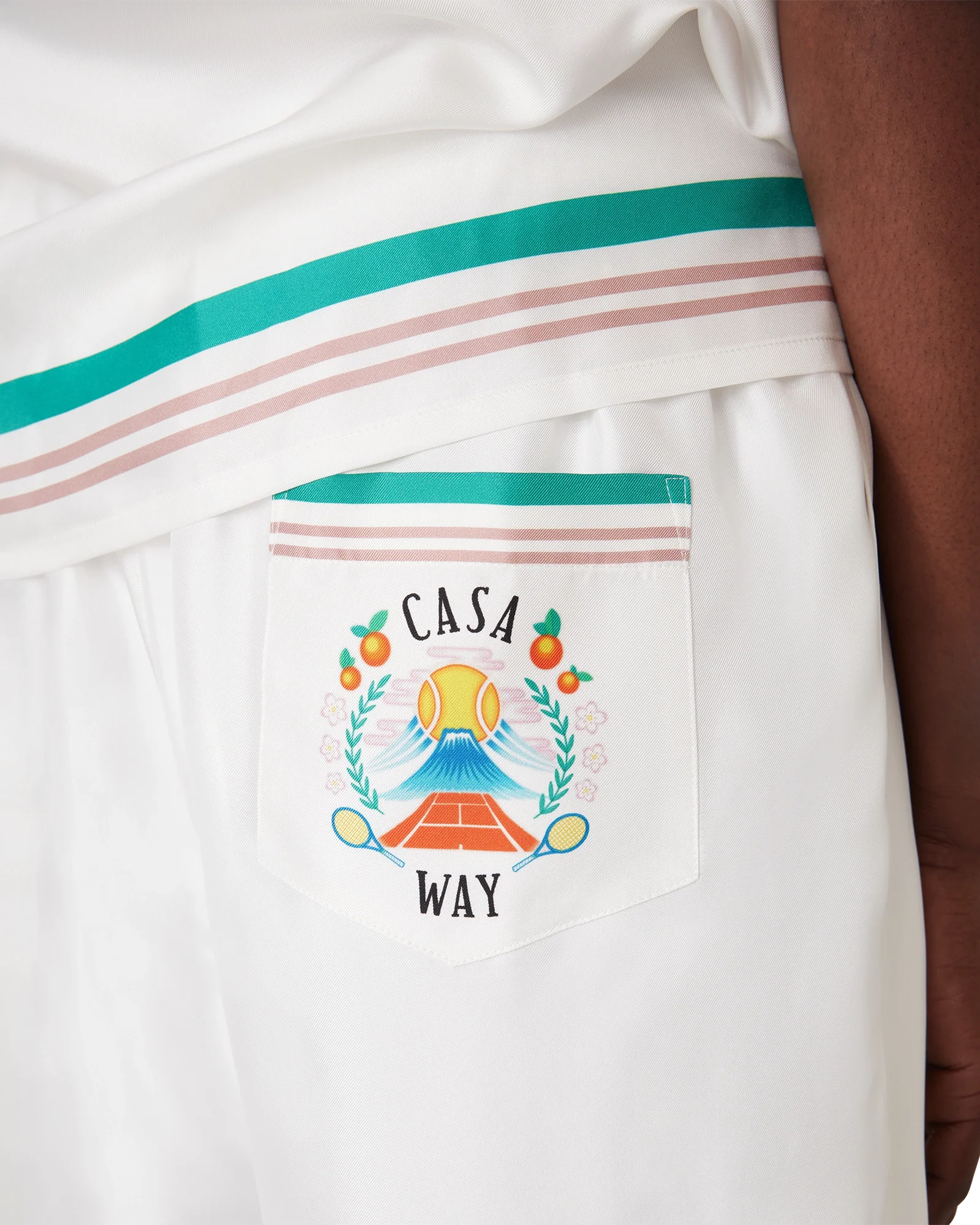 Short en soie Casa Way