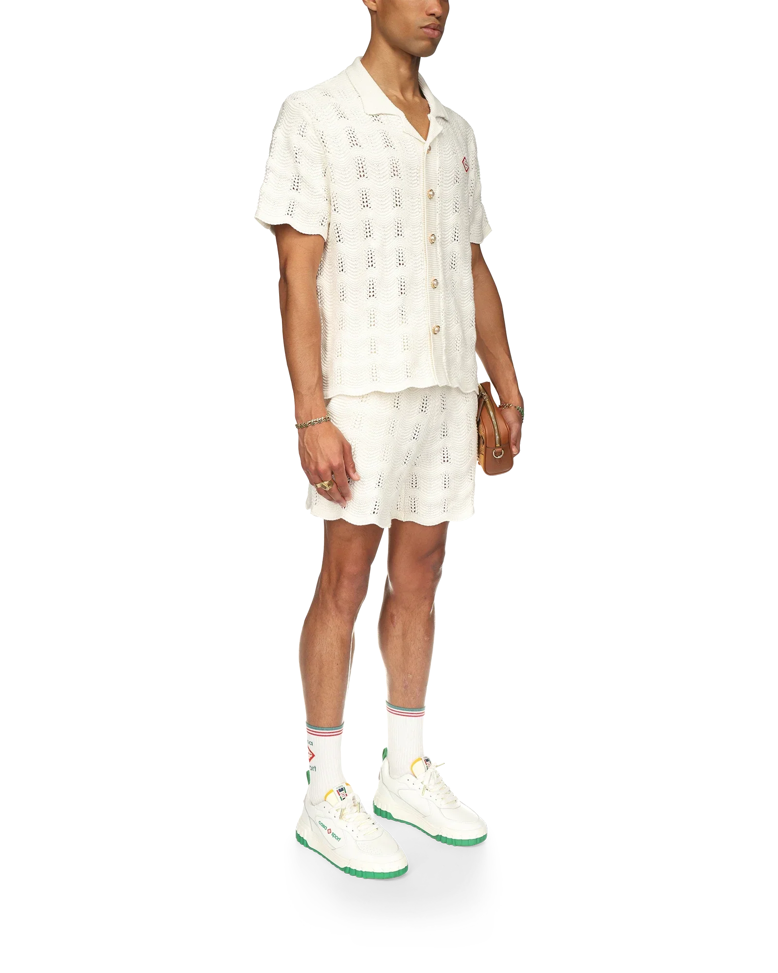 Chemise en crochet ondulée
