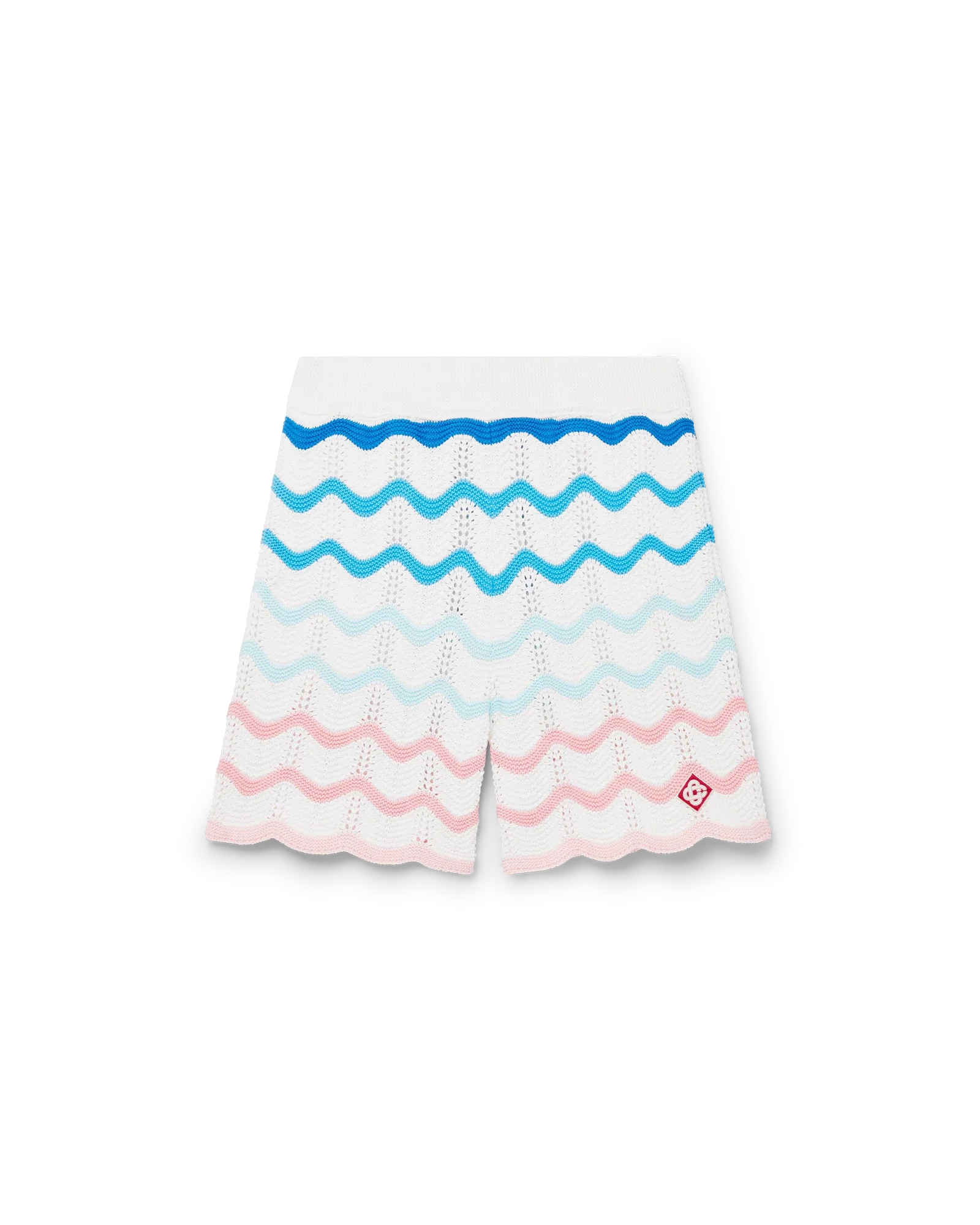 Short en crochet à vagues dégradées