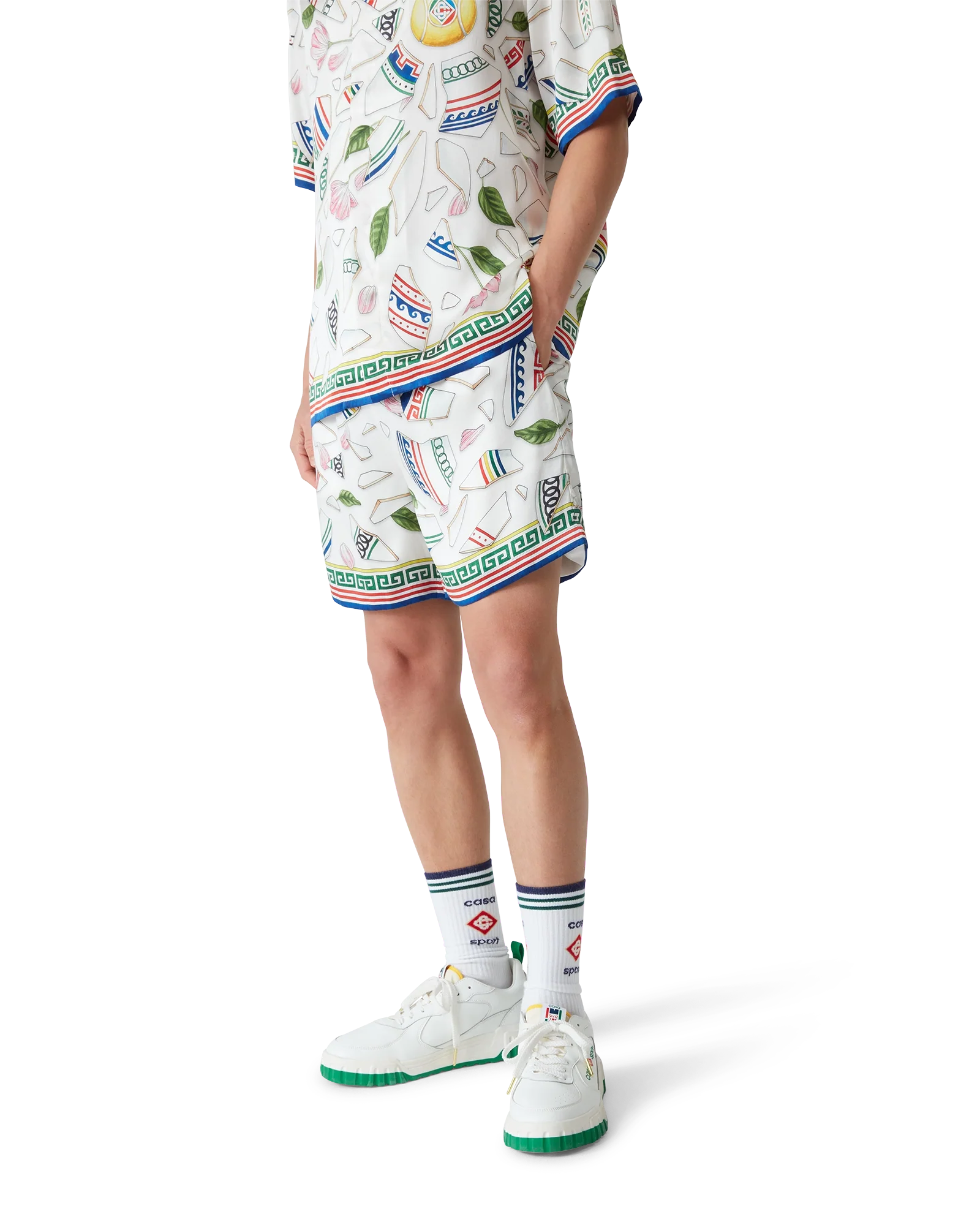 Short en soie Le Vase Brise