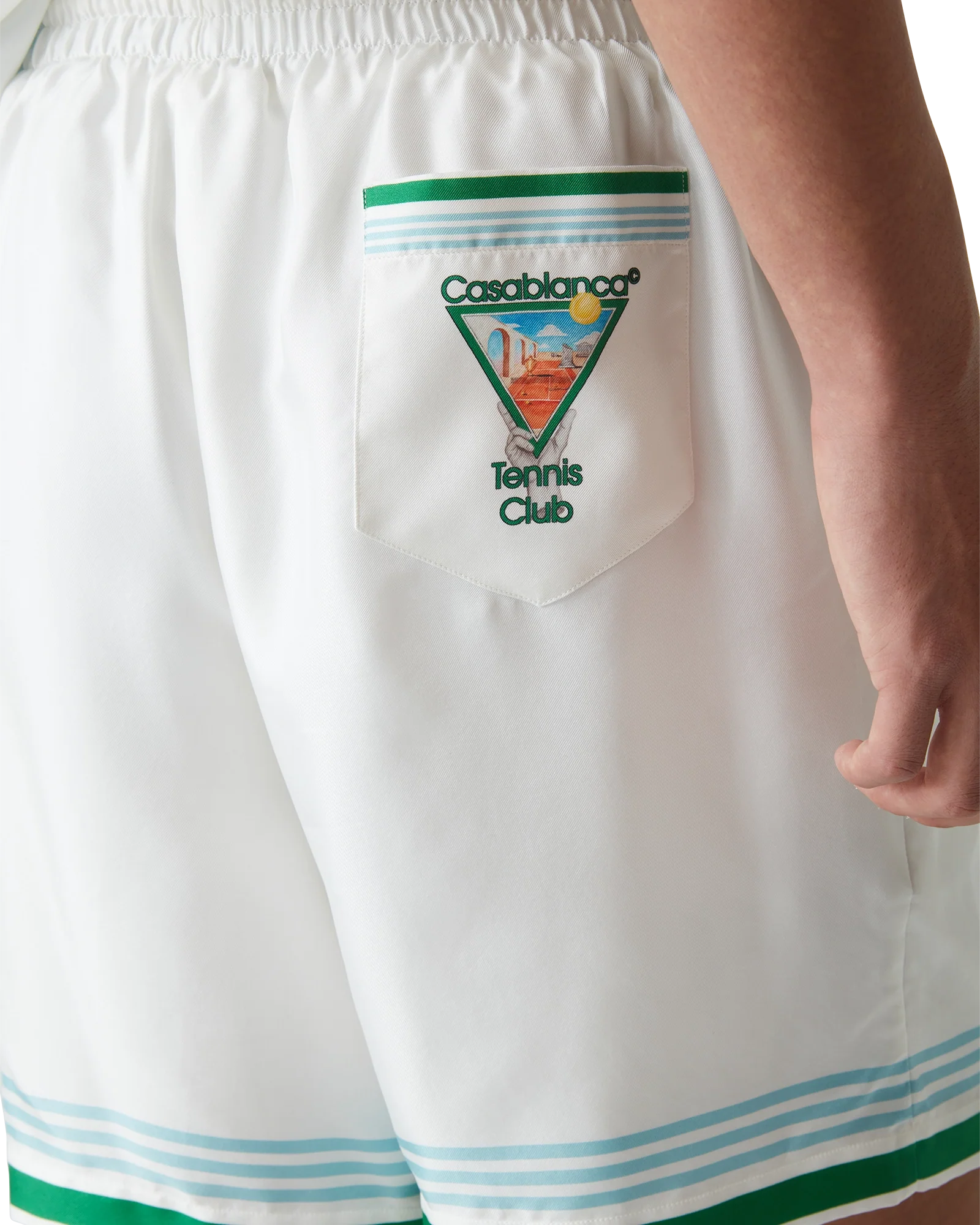 Short en soie Metaphysical Tennis Icon