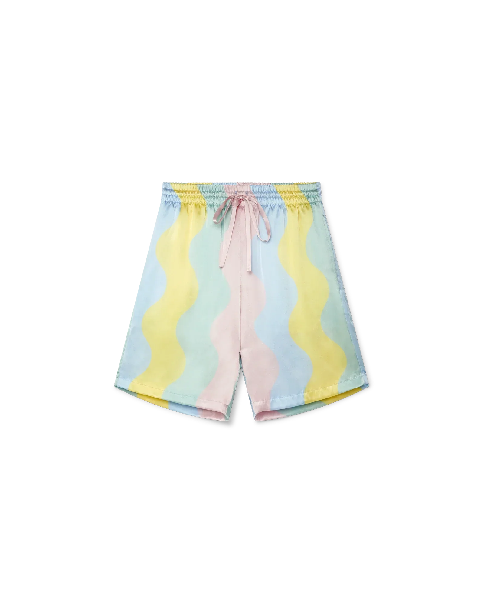 Short en soie Casa Shell Wave