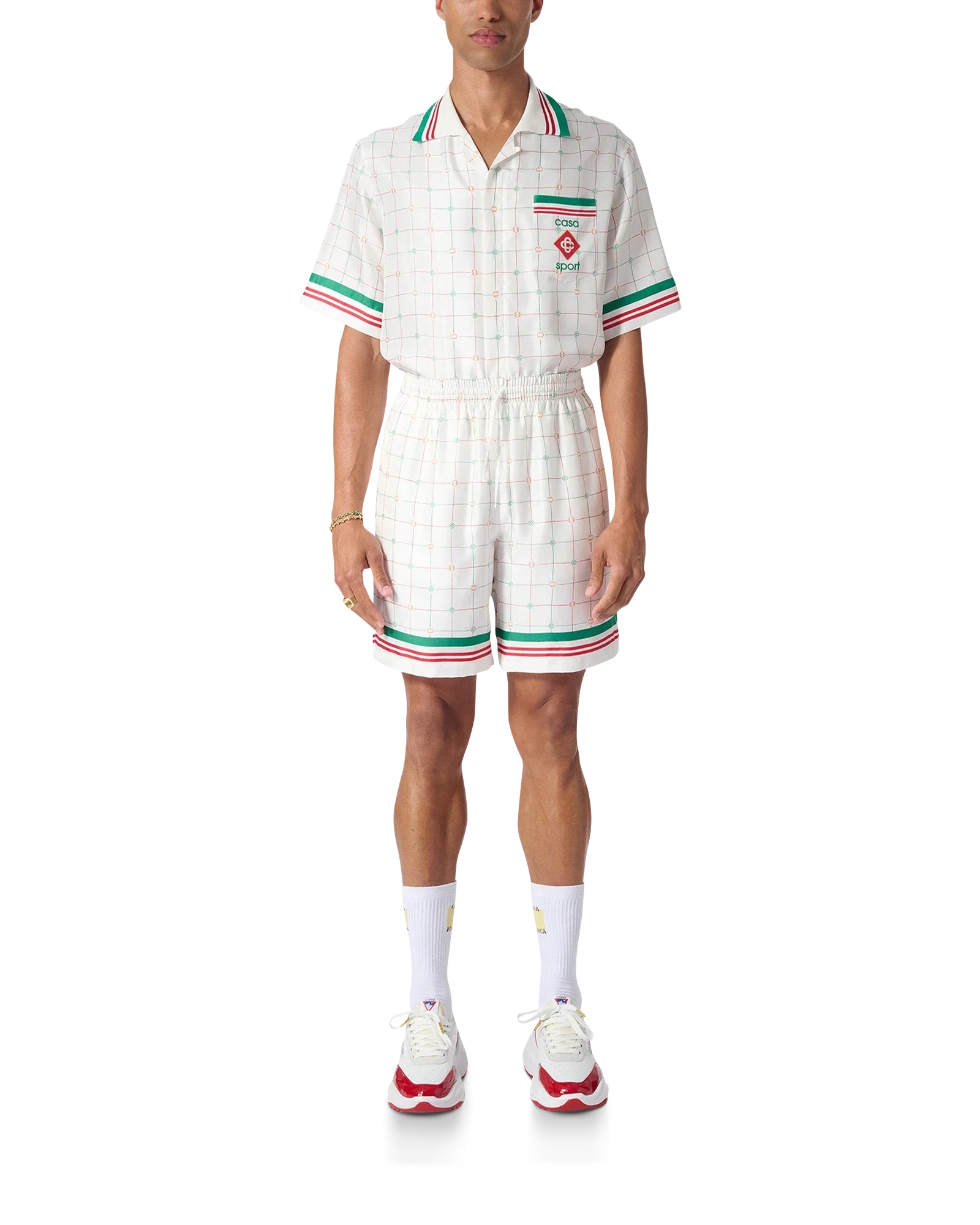 Shorts Tennis Club Check Silk