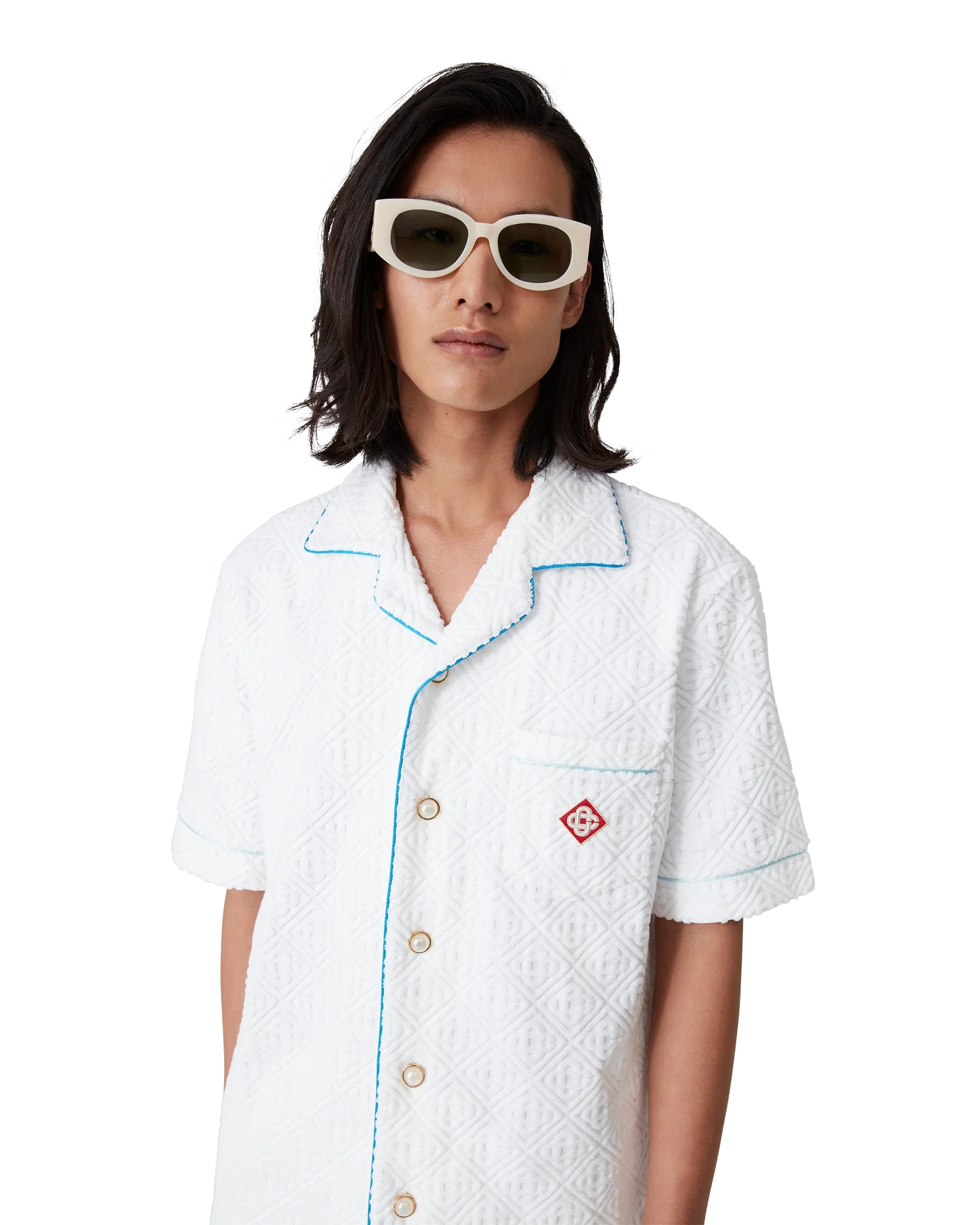 Chemise Tennis Stripe Towelling