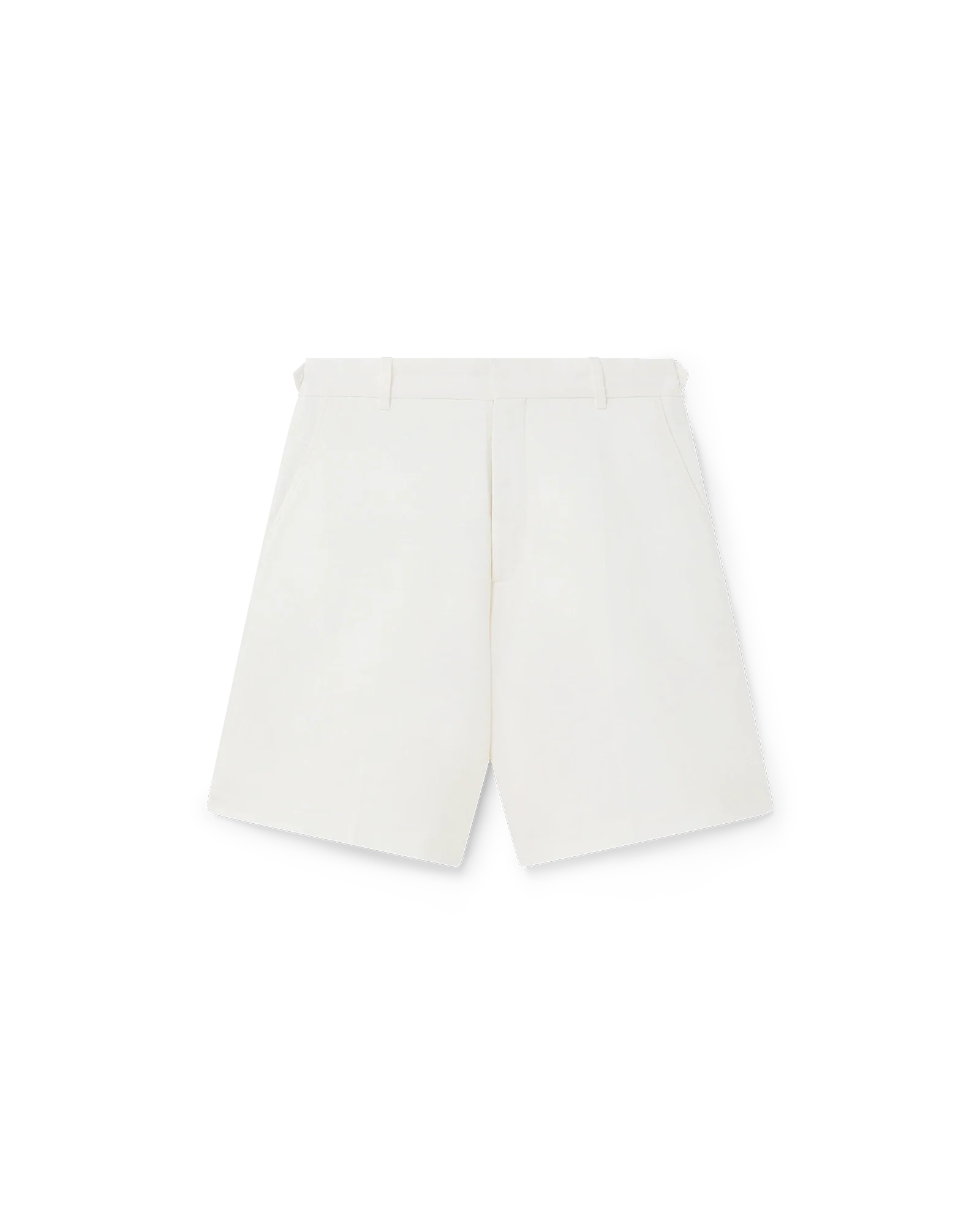 Short plissé en lin