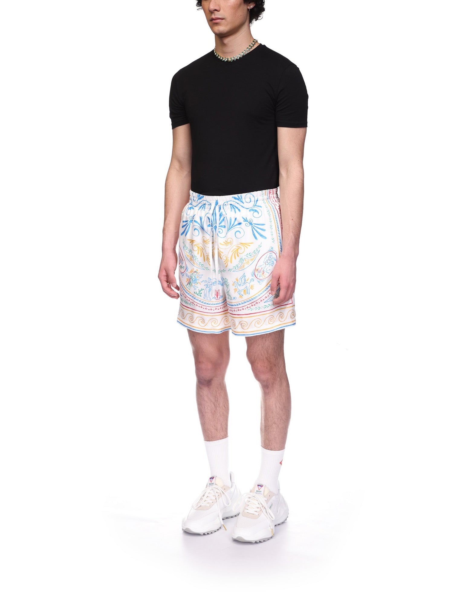 Short en soie Crayon Vase