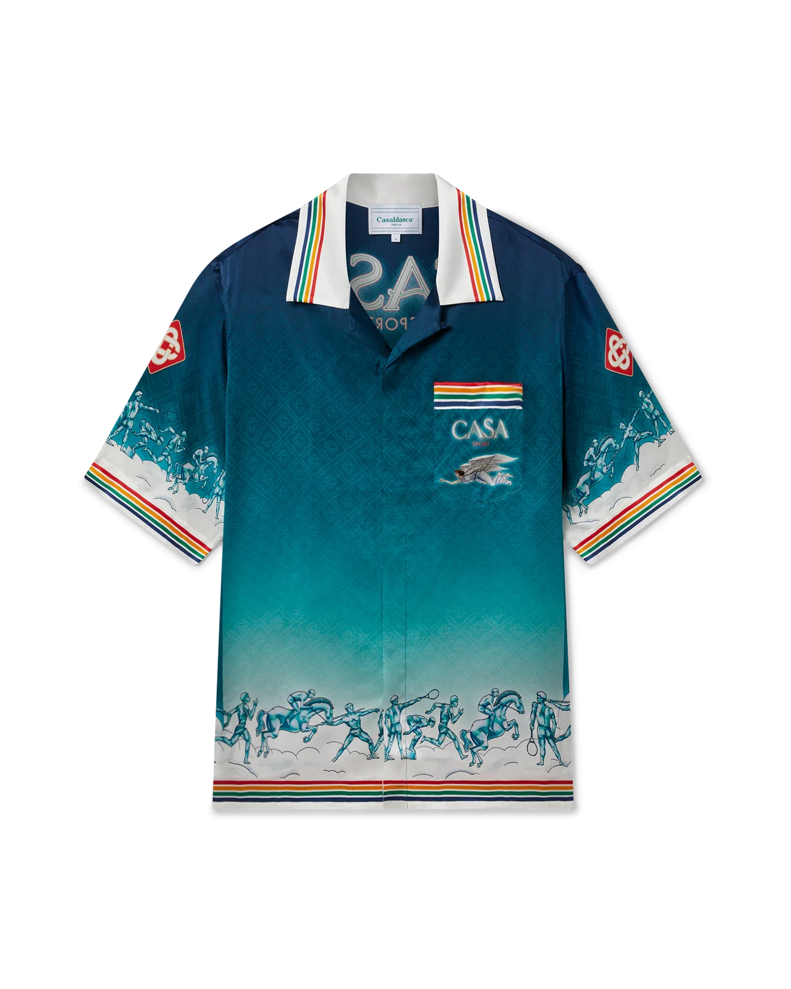 Chemise en soie La Déesse Du Stade