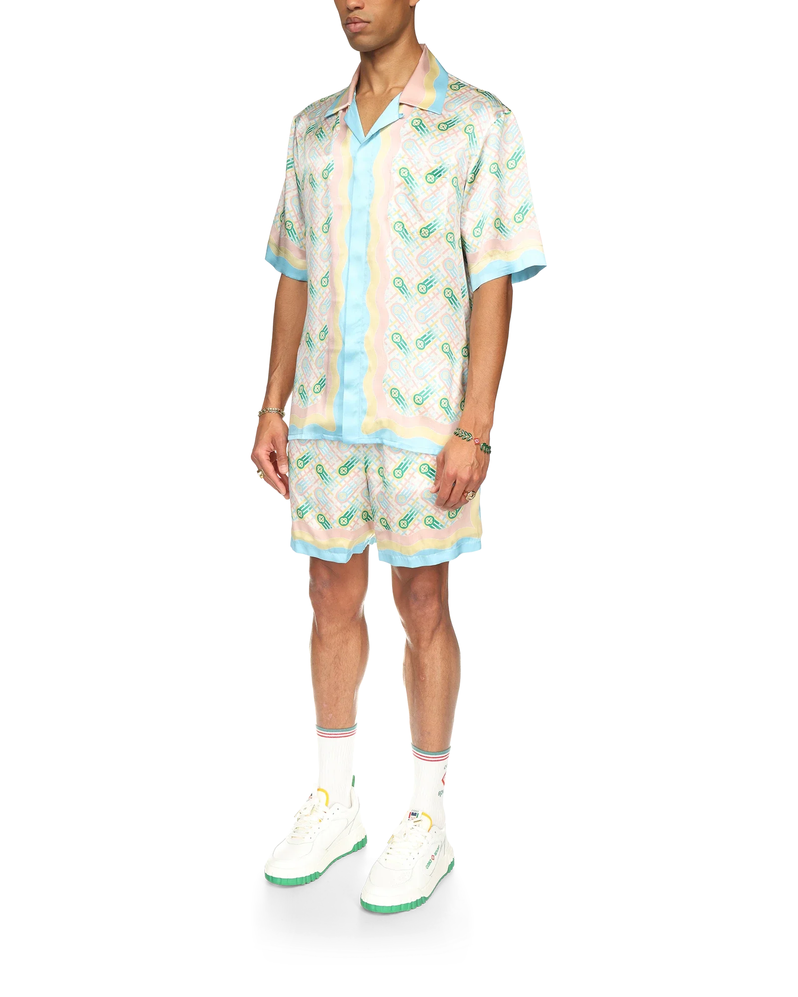 Chemise en soie Ping Pong Short Sleeve