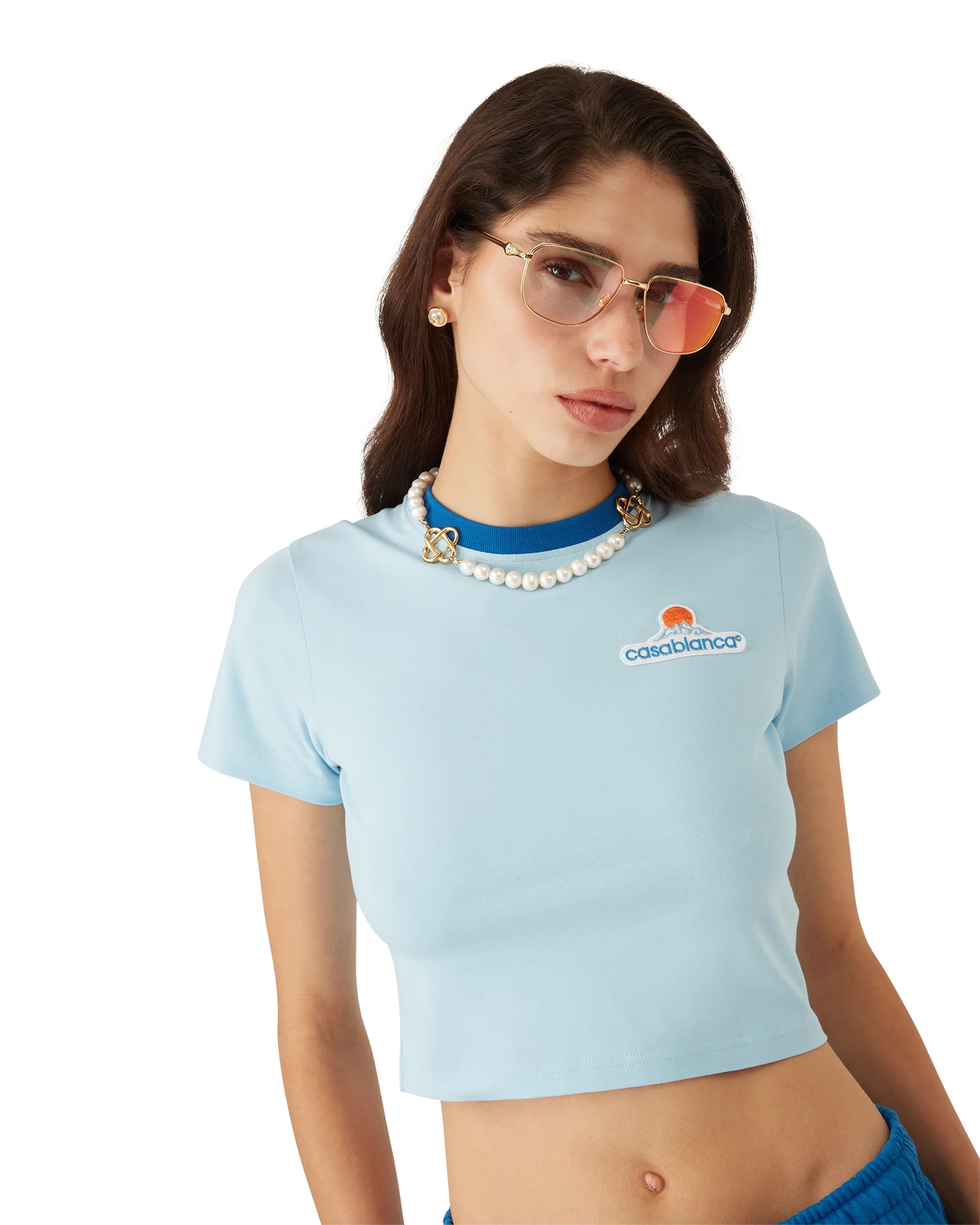 T-Shirt Montagne Cropped