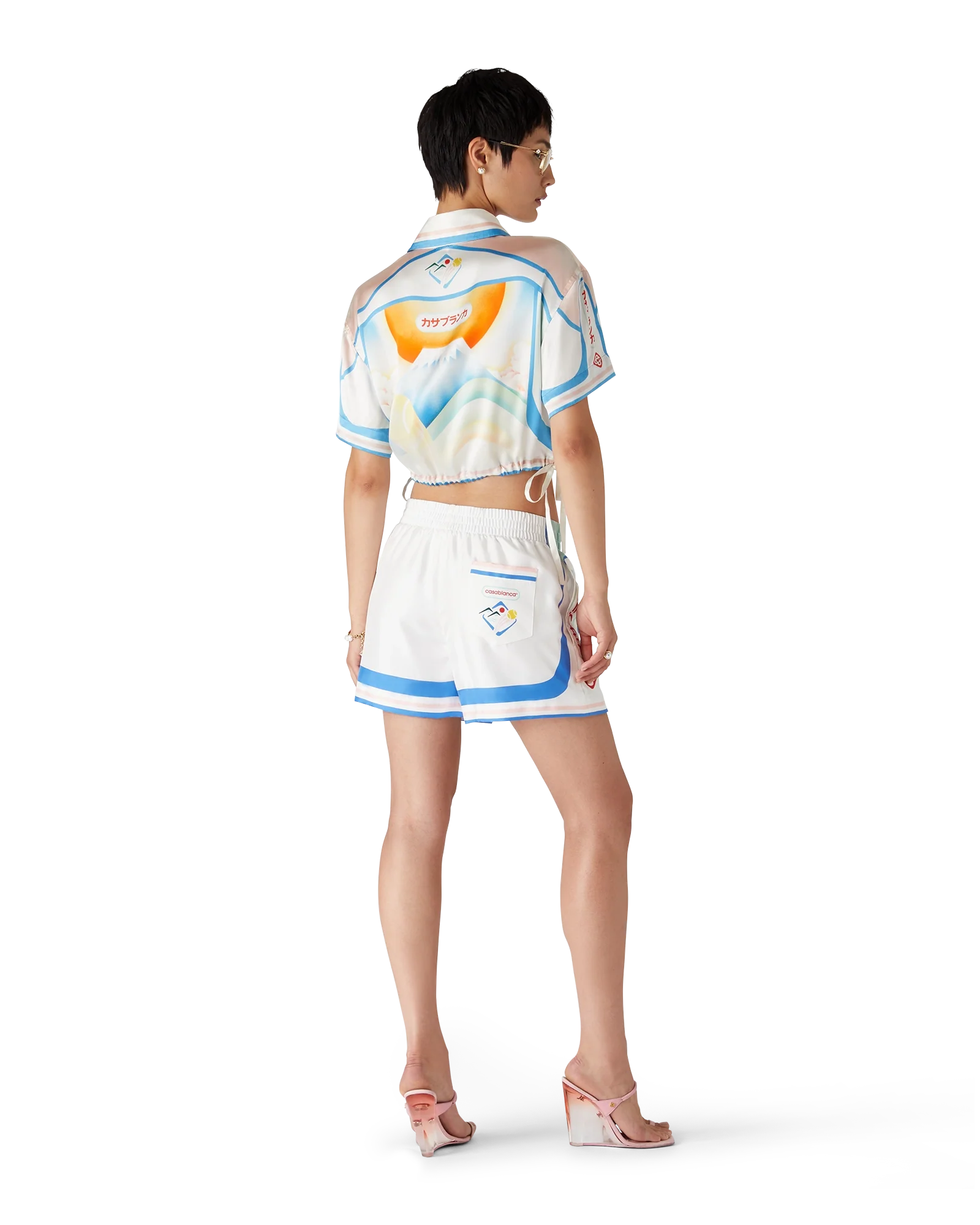 Chemise Fuji Dream Silk Cropped