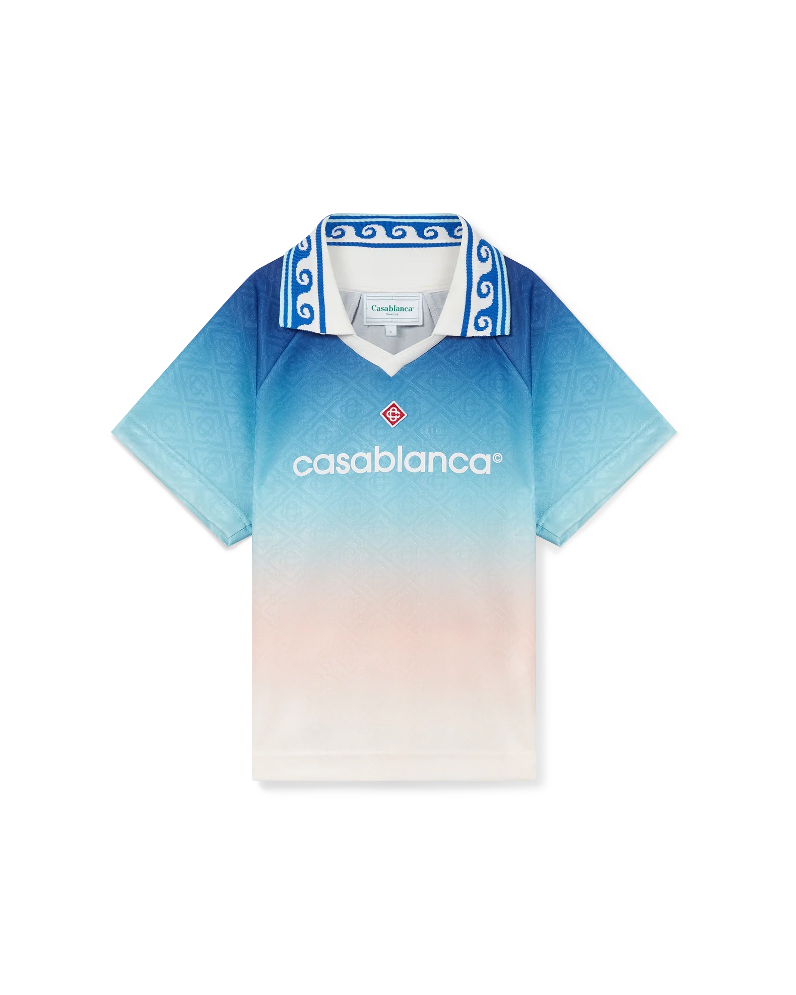 Maillot de football en jacquard avec monogramme