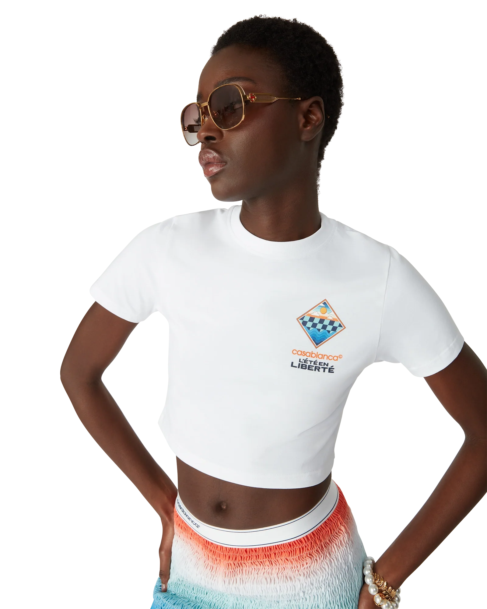 T-Shirt The L'Été En Liberté Cropped