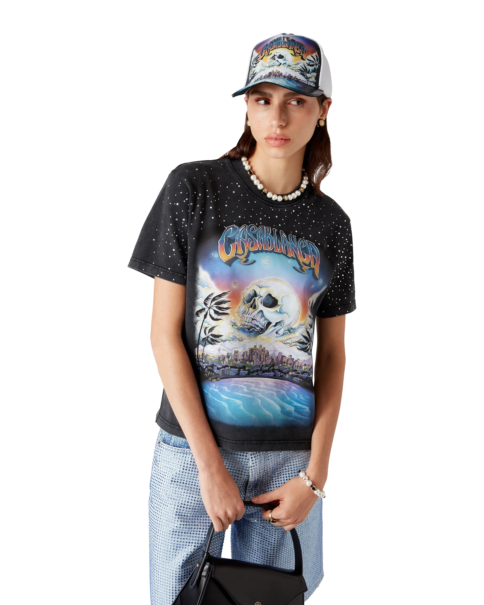 T-Shirt La Prémonition Crystal Embellished