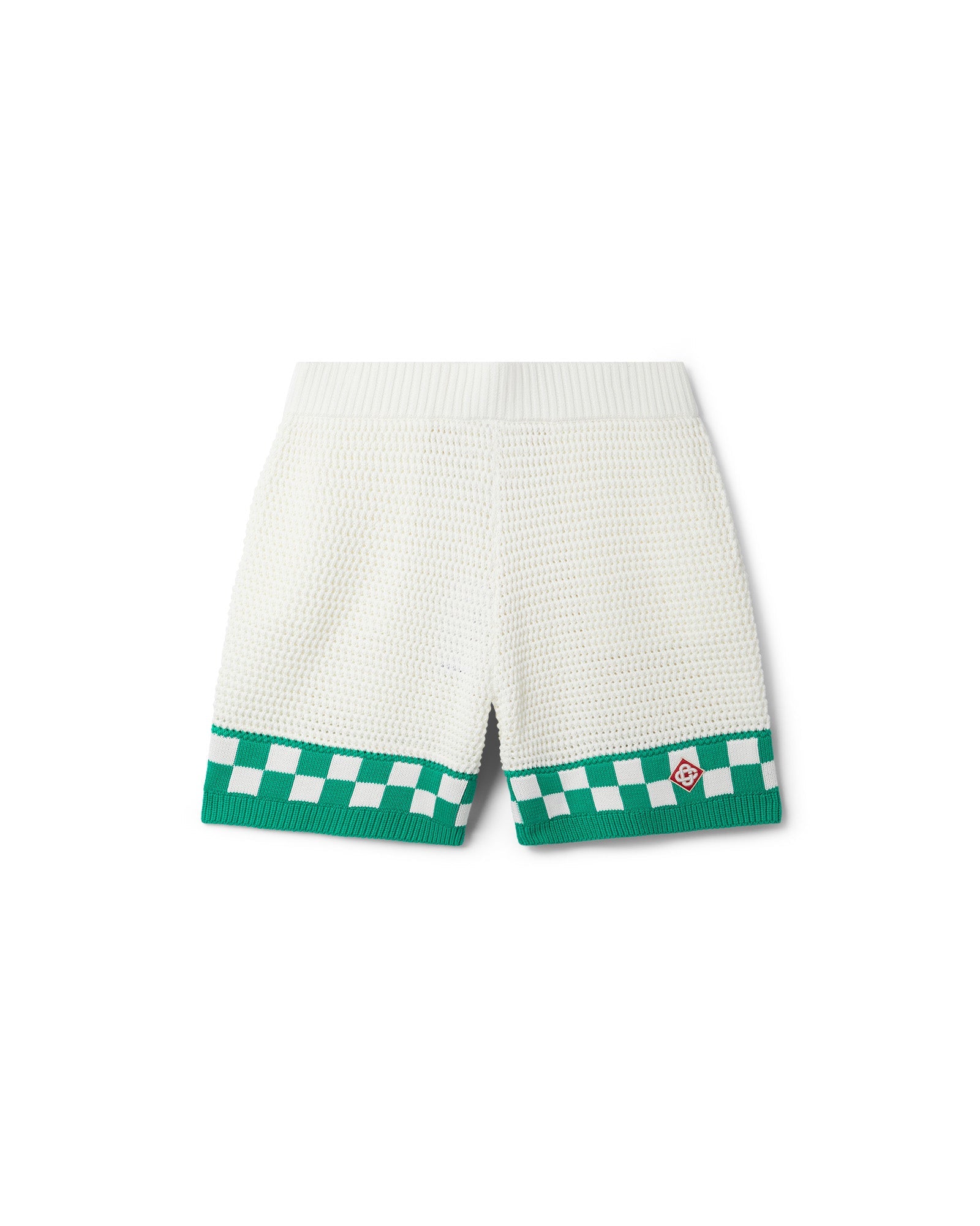 Short en tricot et crochet