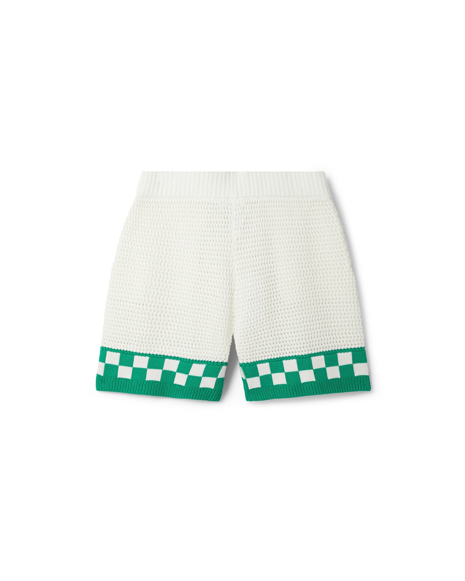 Short en tricot et crochet