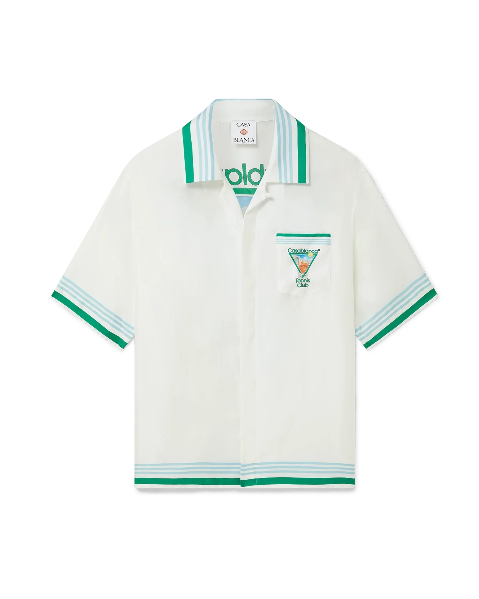 Chemise en soie à manches courtes Metaphysical Tennis Icon
