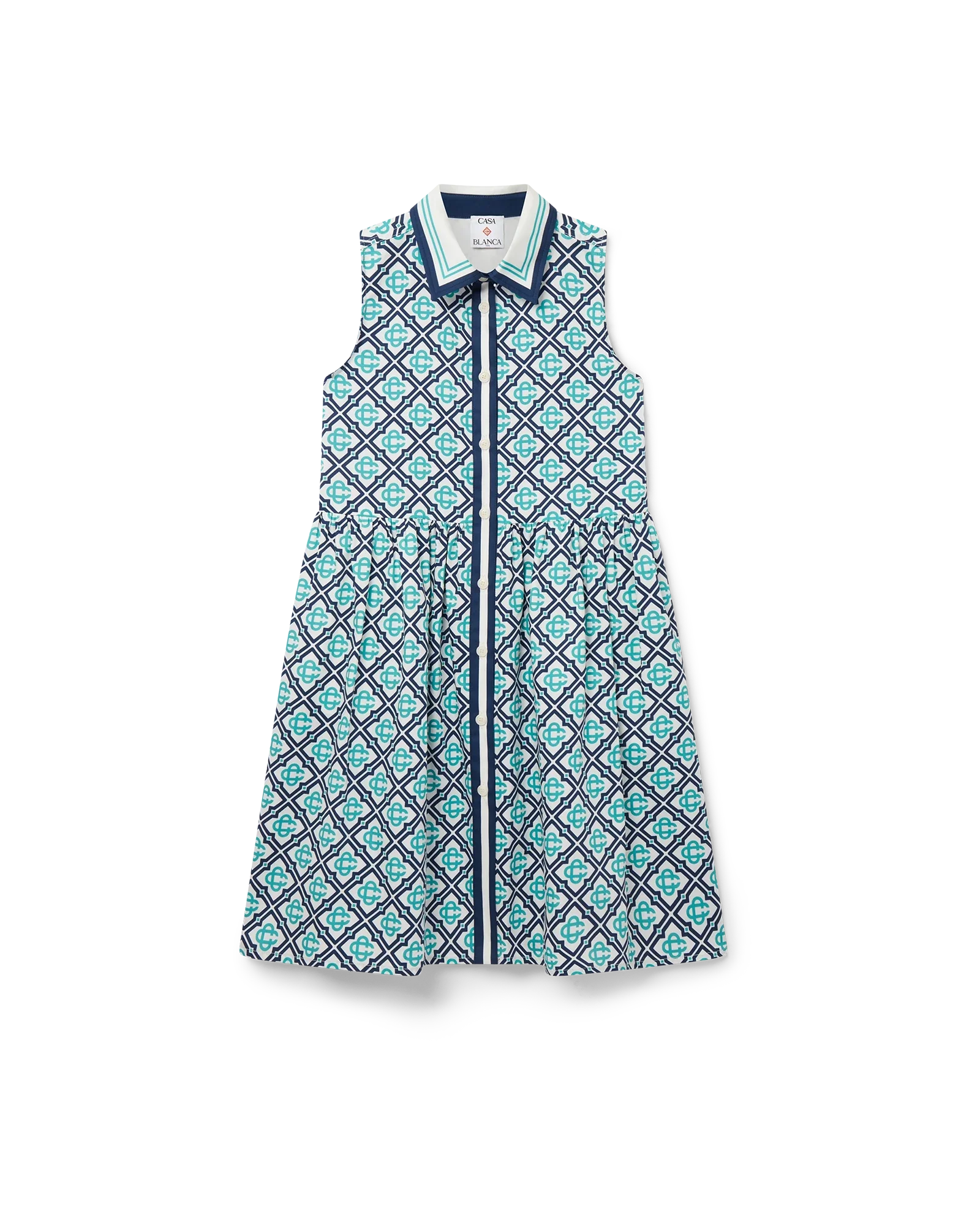 Robe chemise monogramme