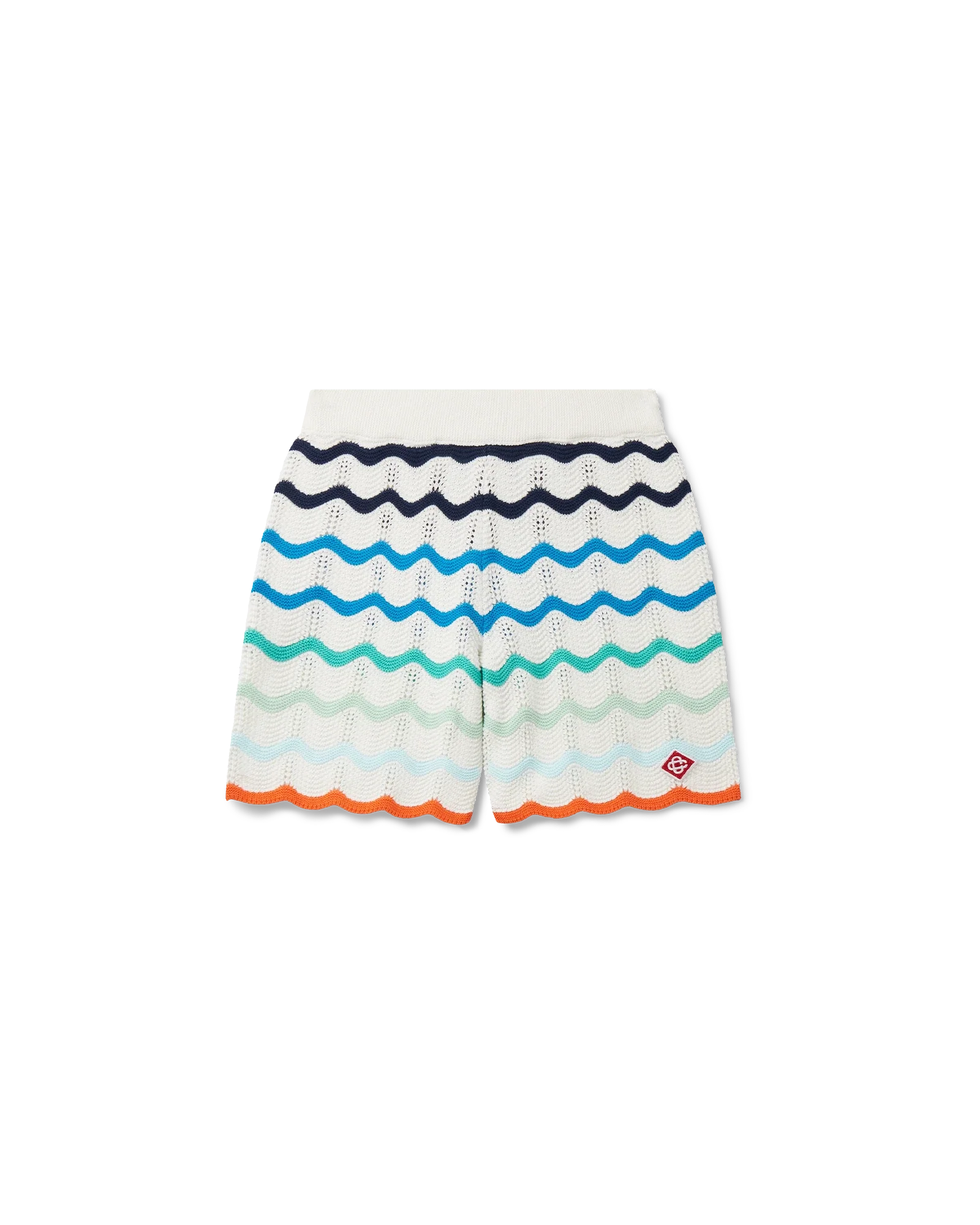 Short en crochet à vagues dégradées