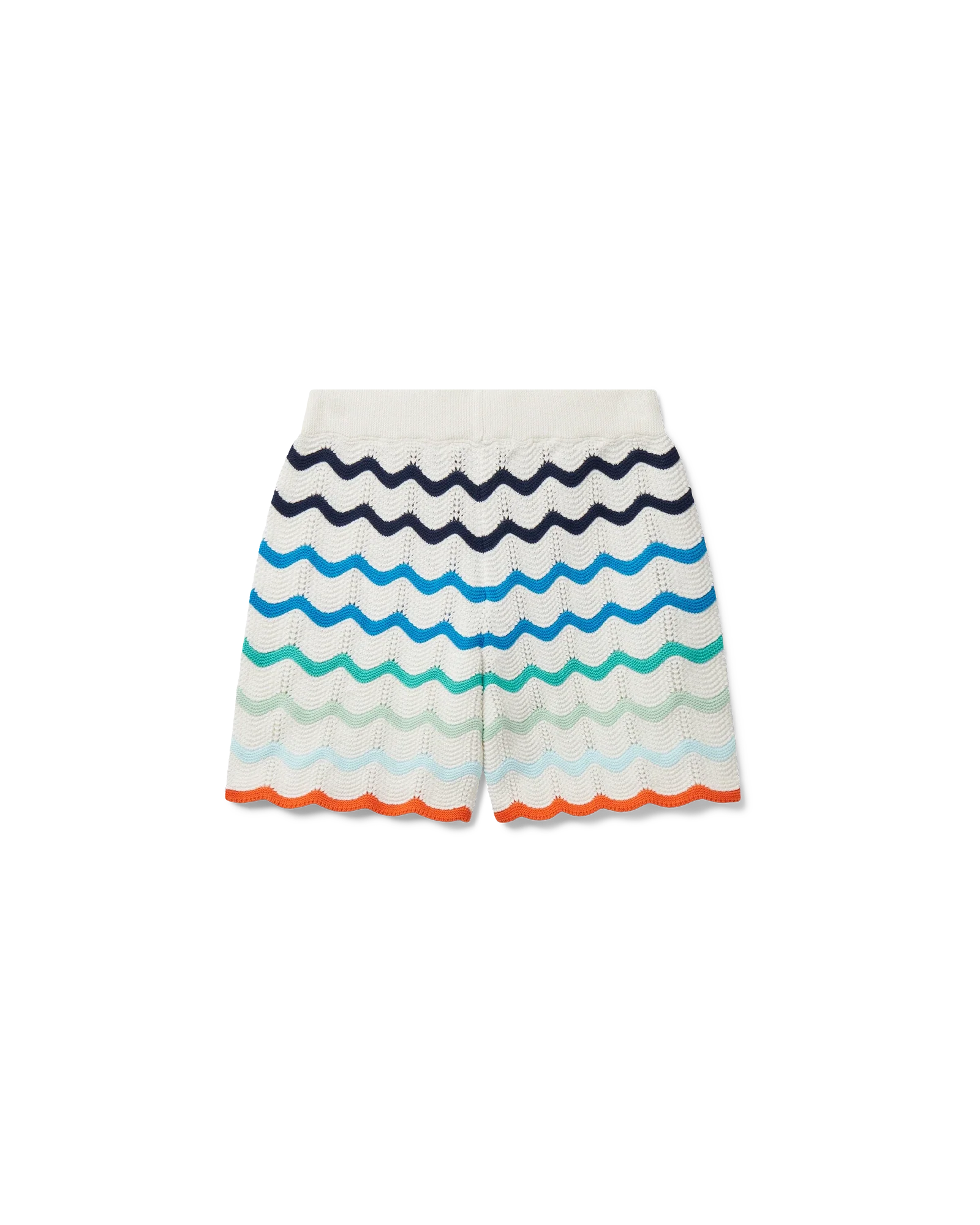 Short en crochet à vagues dégradées