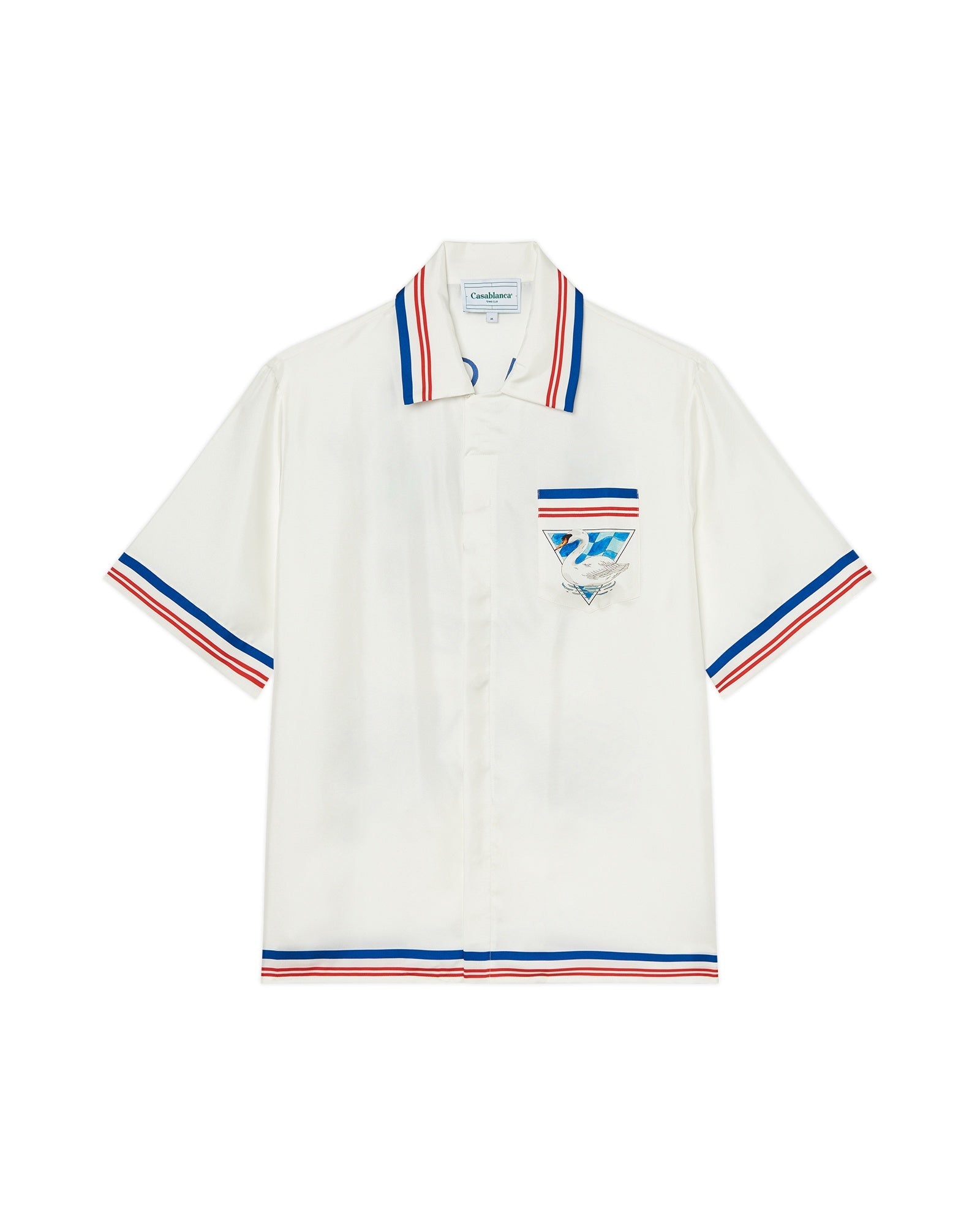 Chemise en soie Casablanca Par Avion Cuban Collar