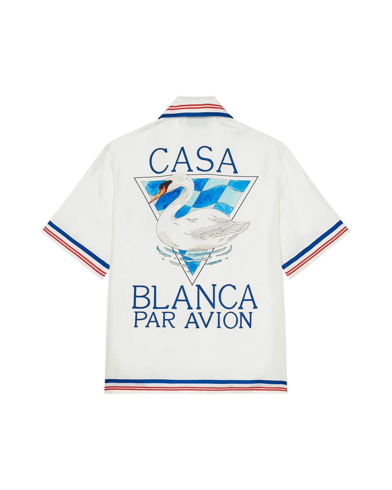 Chemise en soie Casablanca Par Avion Cuban Collar