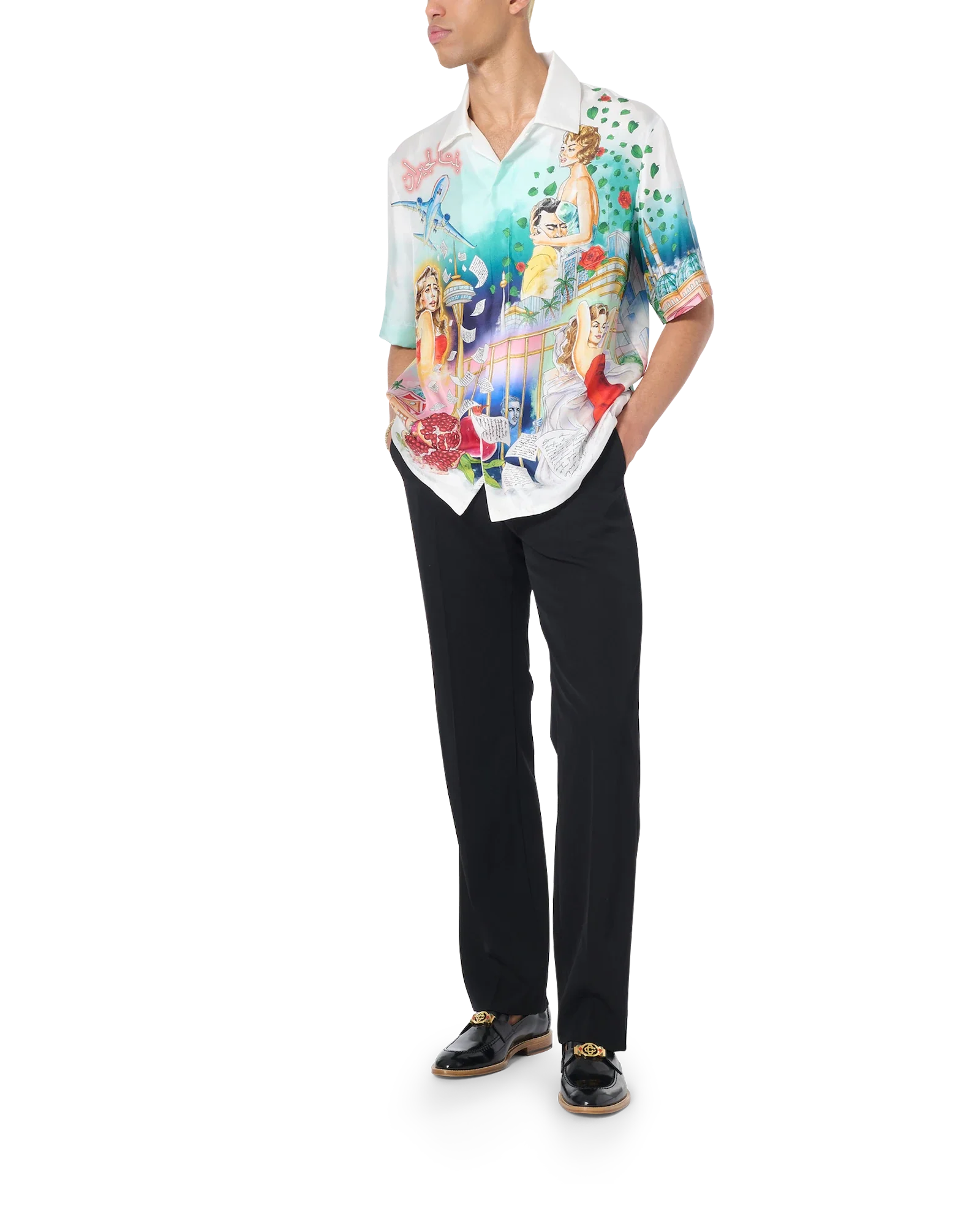Chemise en soie La Liaison
