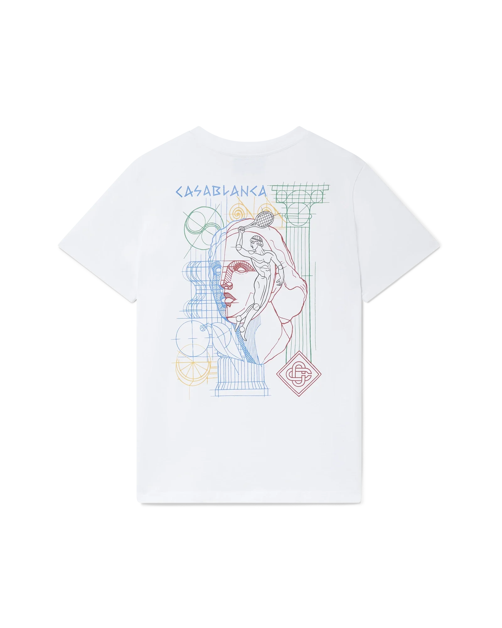 T-Shirt Tennis Play In Progress