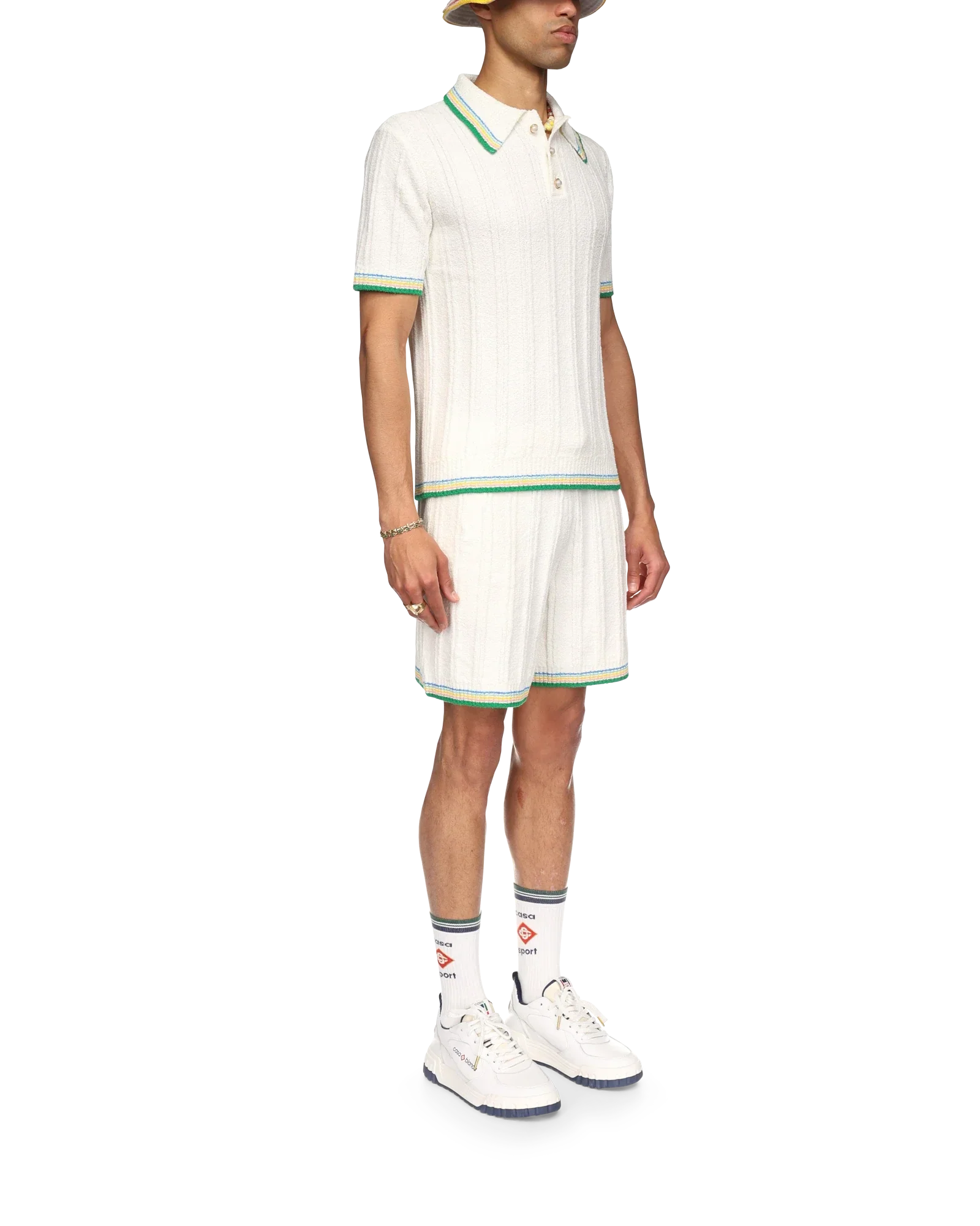 Chemise Rib Boucle Polo