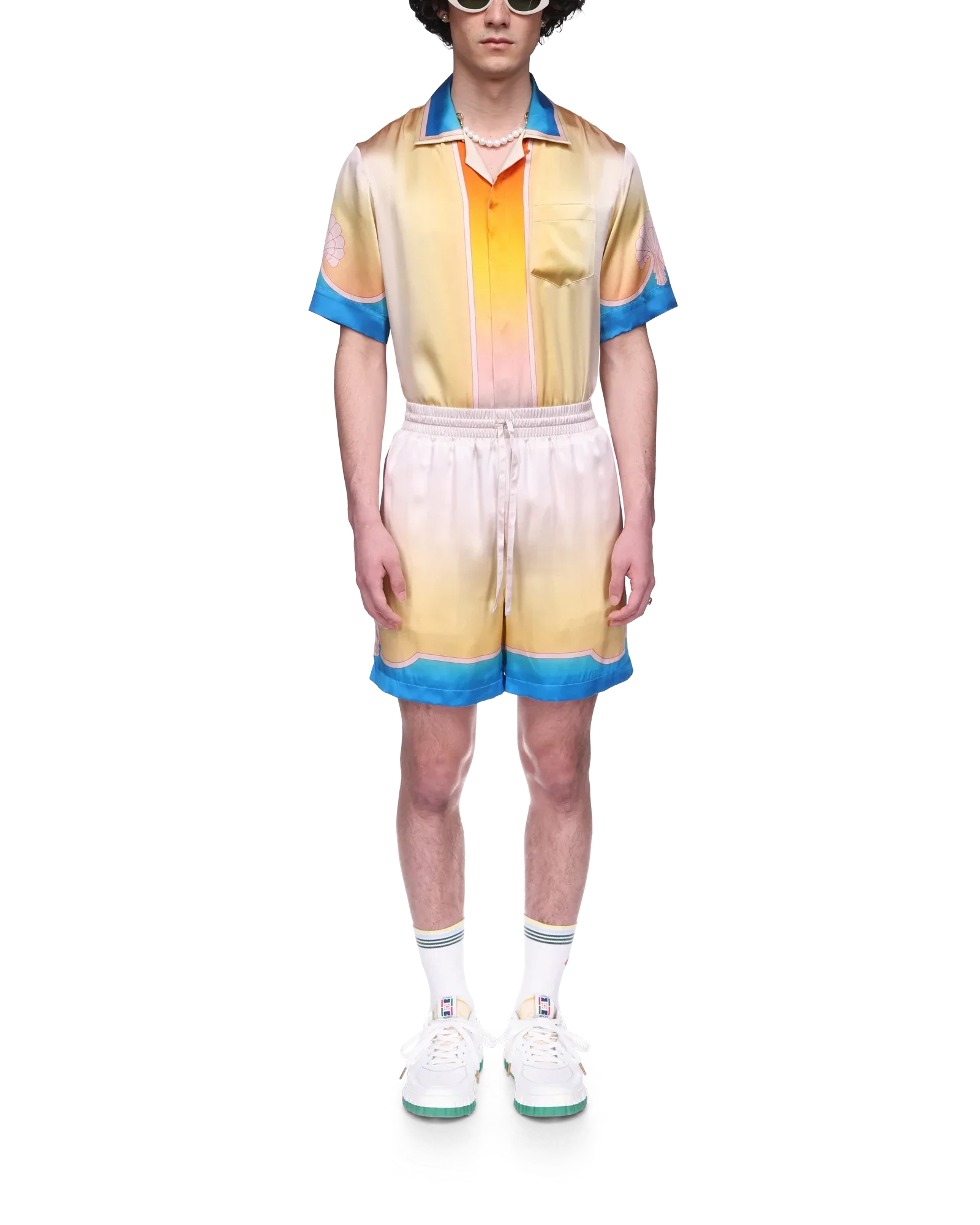 Short en soie L'Arc Coloré
