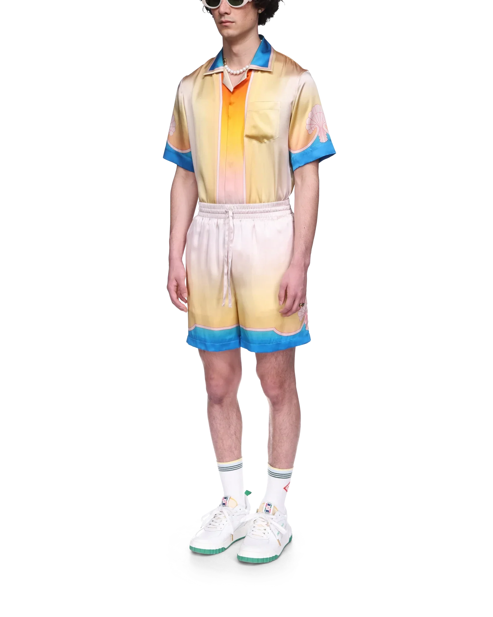 Short en soie L'Arc Coloré