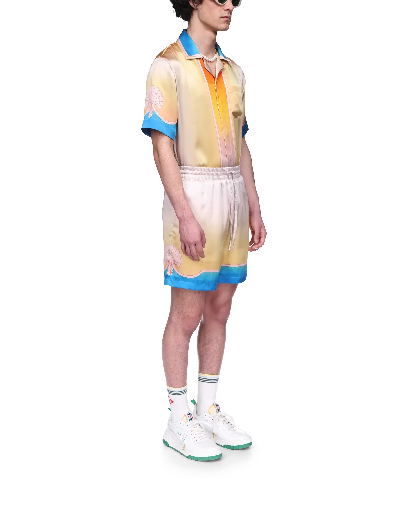 Short en soie L'Arc Coloré