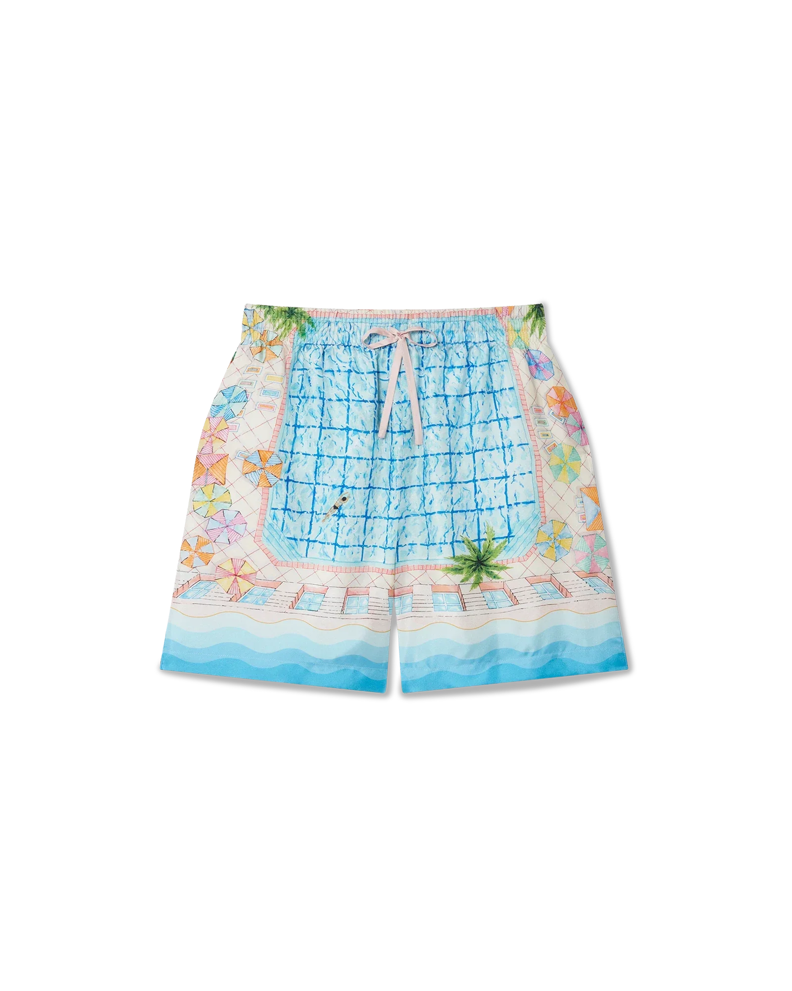 Short en soie Le Plongeon