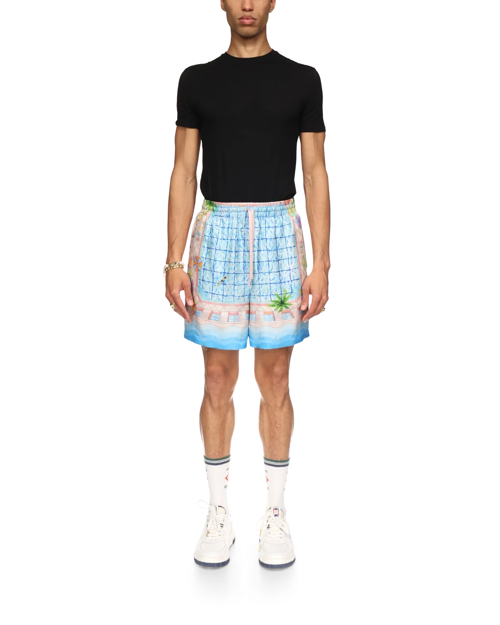 Short en soie Le Plongeon