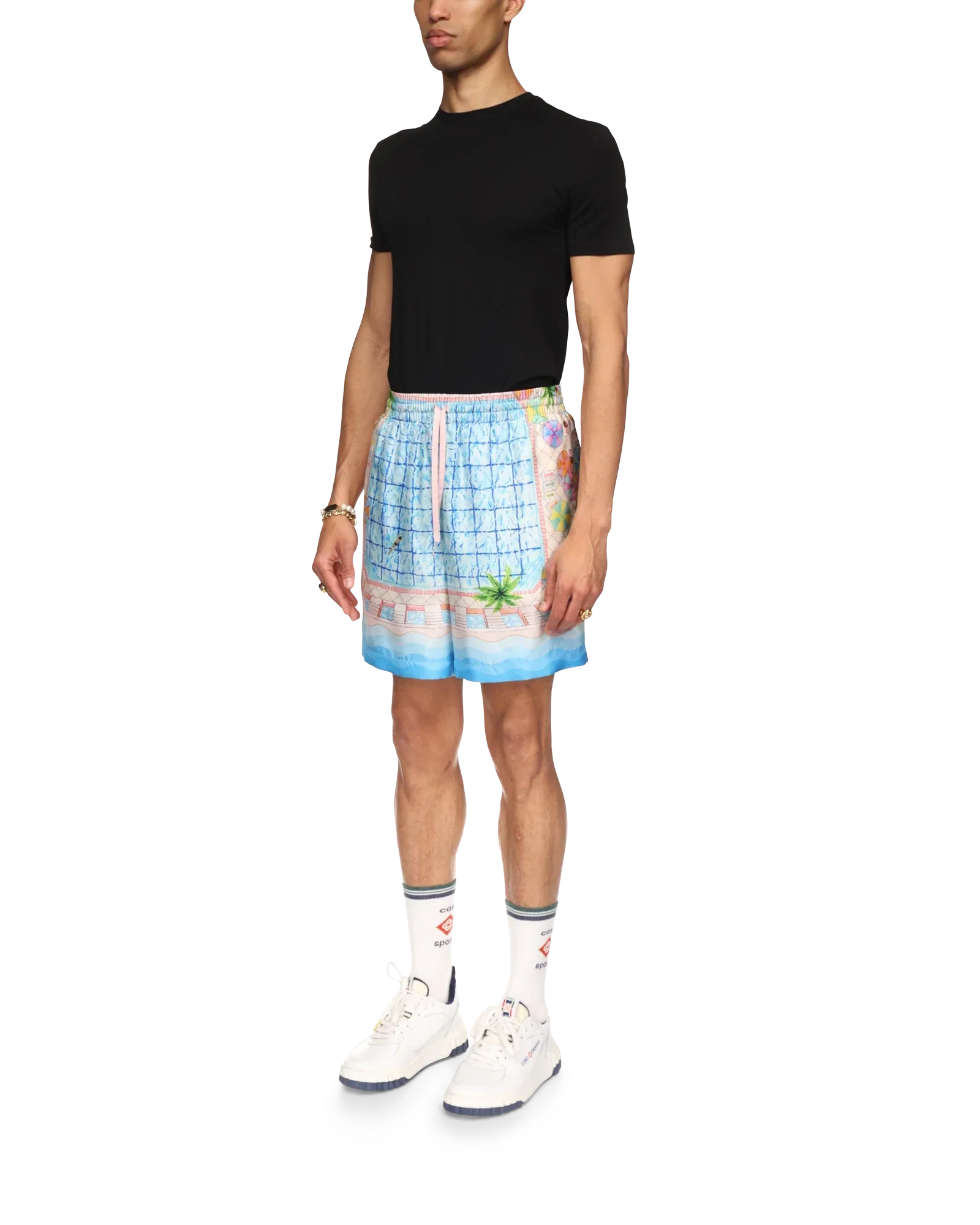 Short en soie Le Plongeon