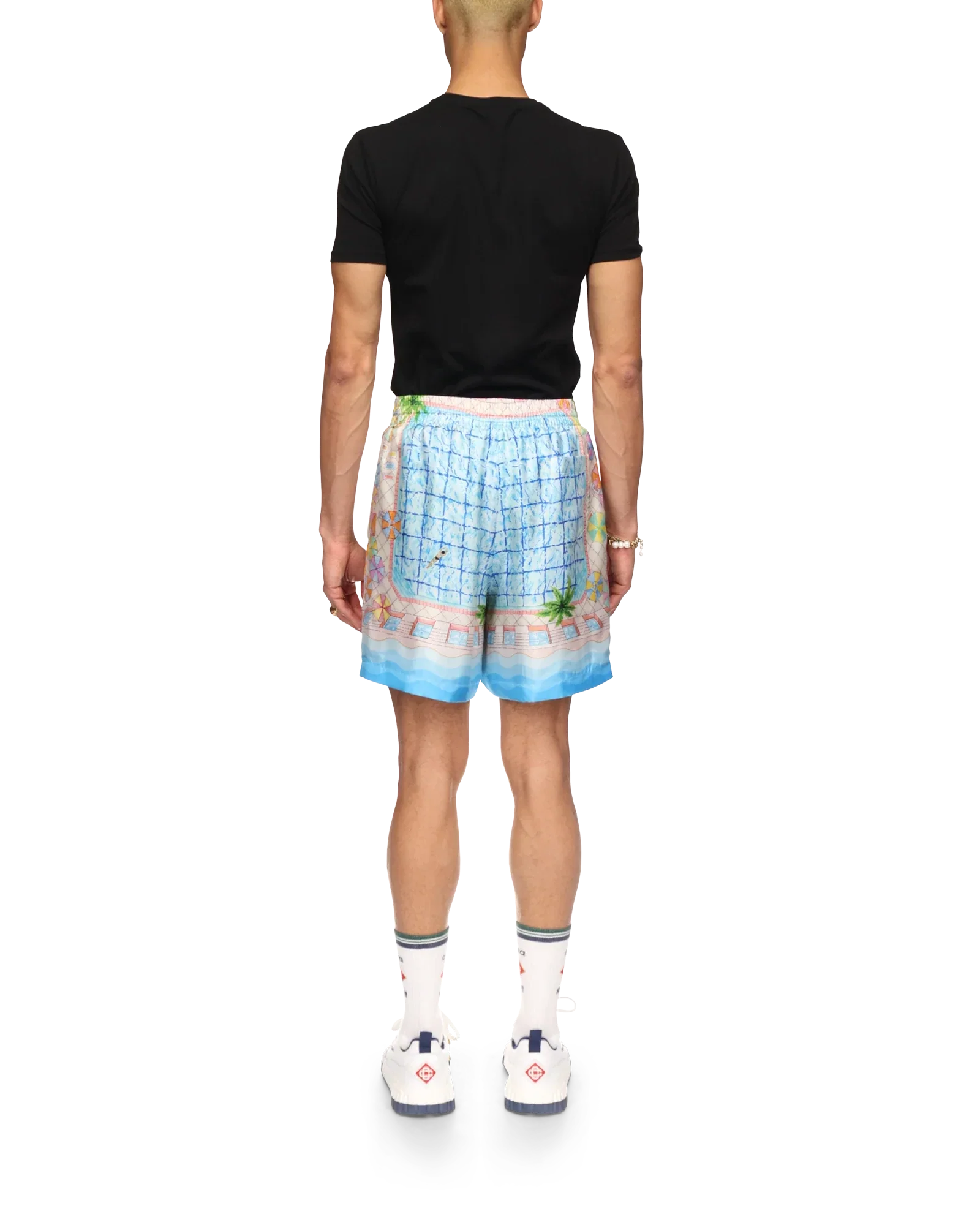 Short en soie Le Plongeon