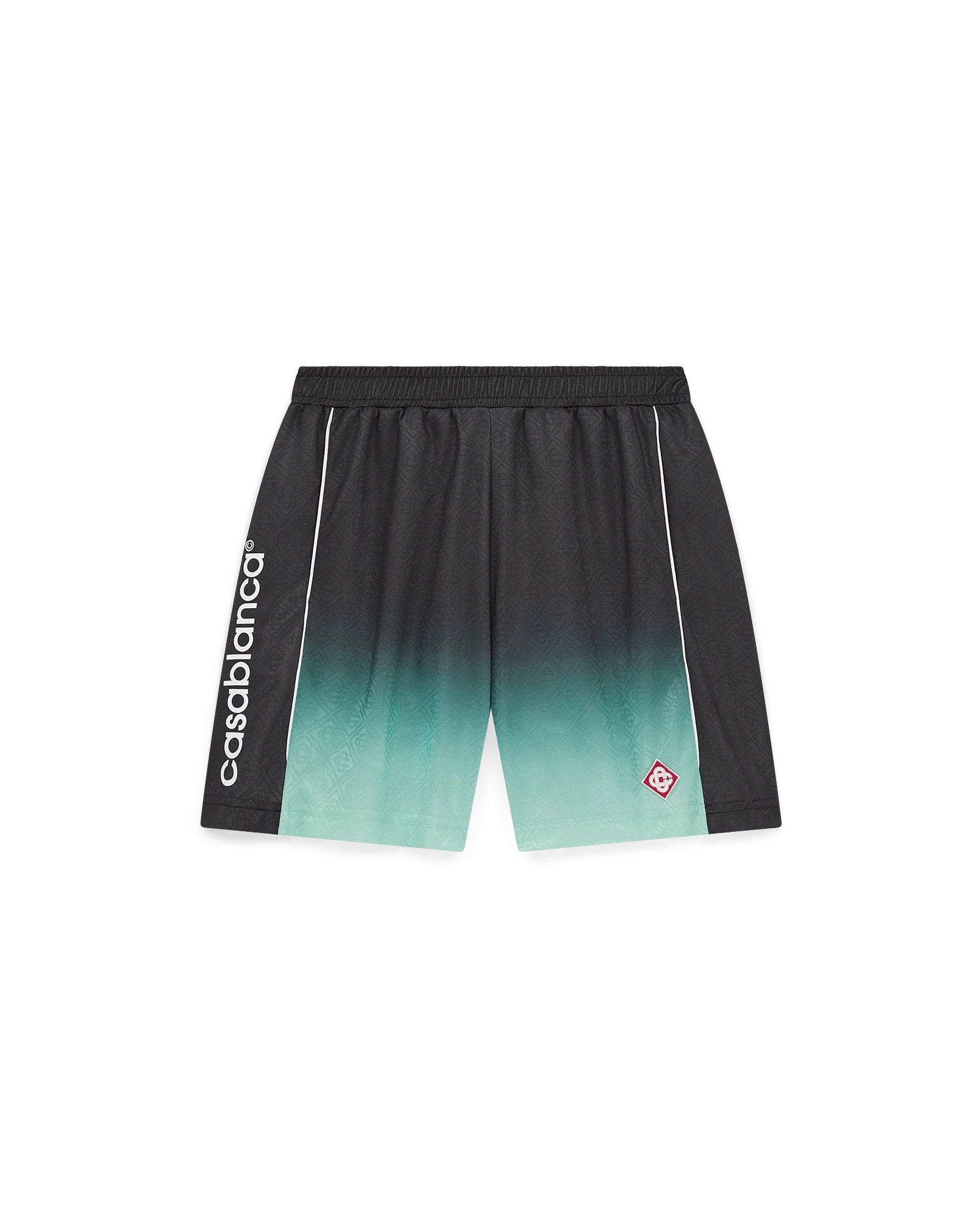 Short de football en jacquard monogramme dégradé