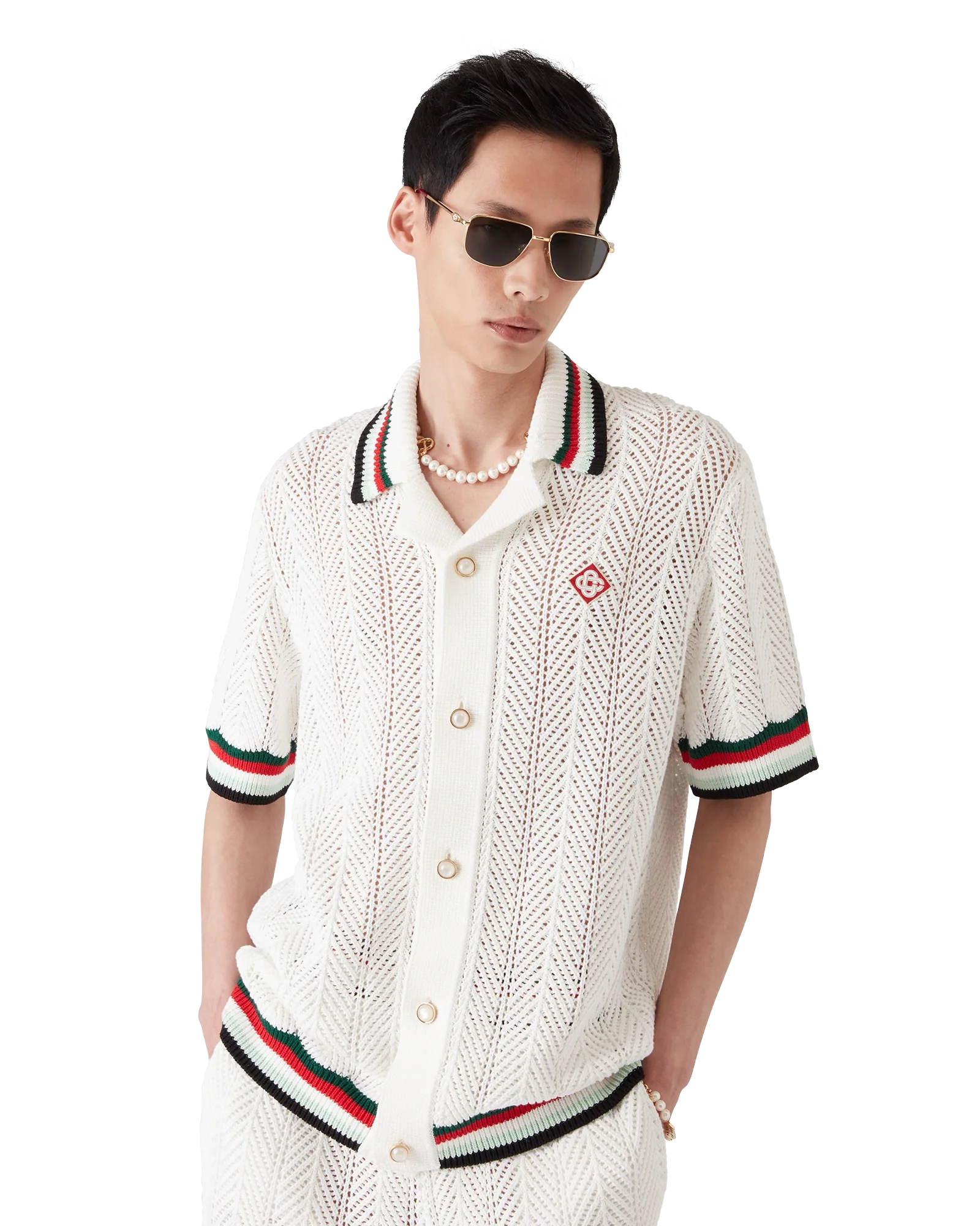 Chemise en coton Montagne Ondulee Crochet