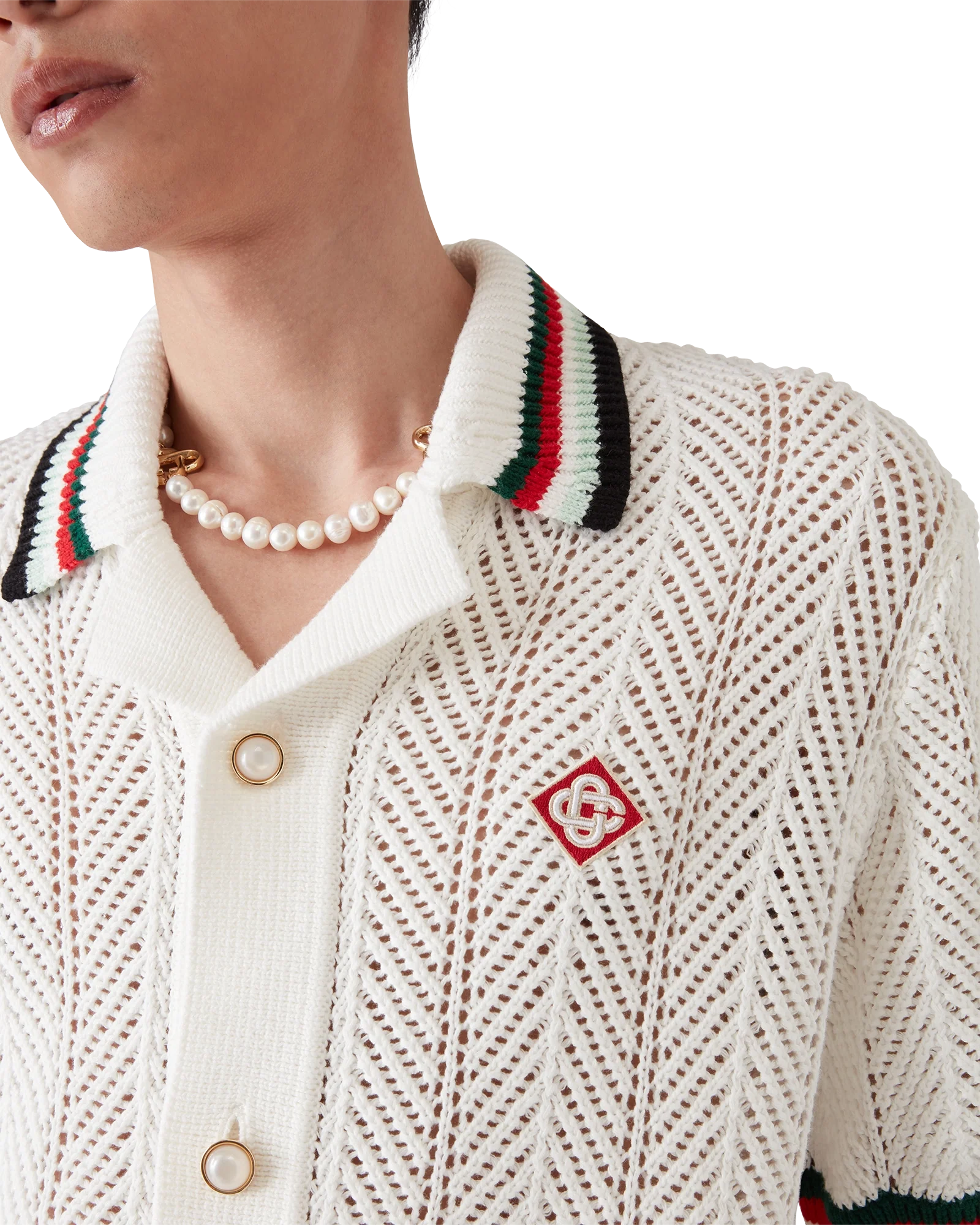 Chemise en coton Montagne Ondulee Crochet