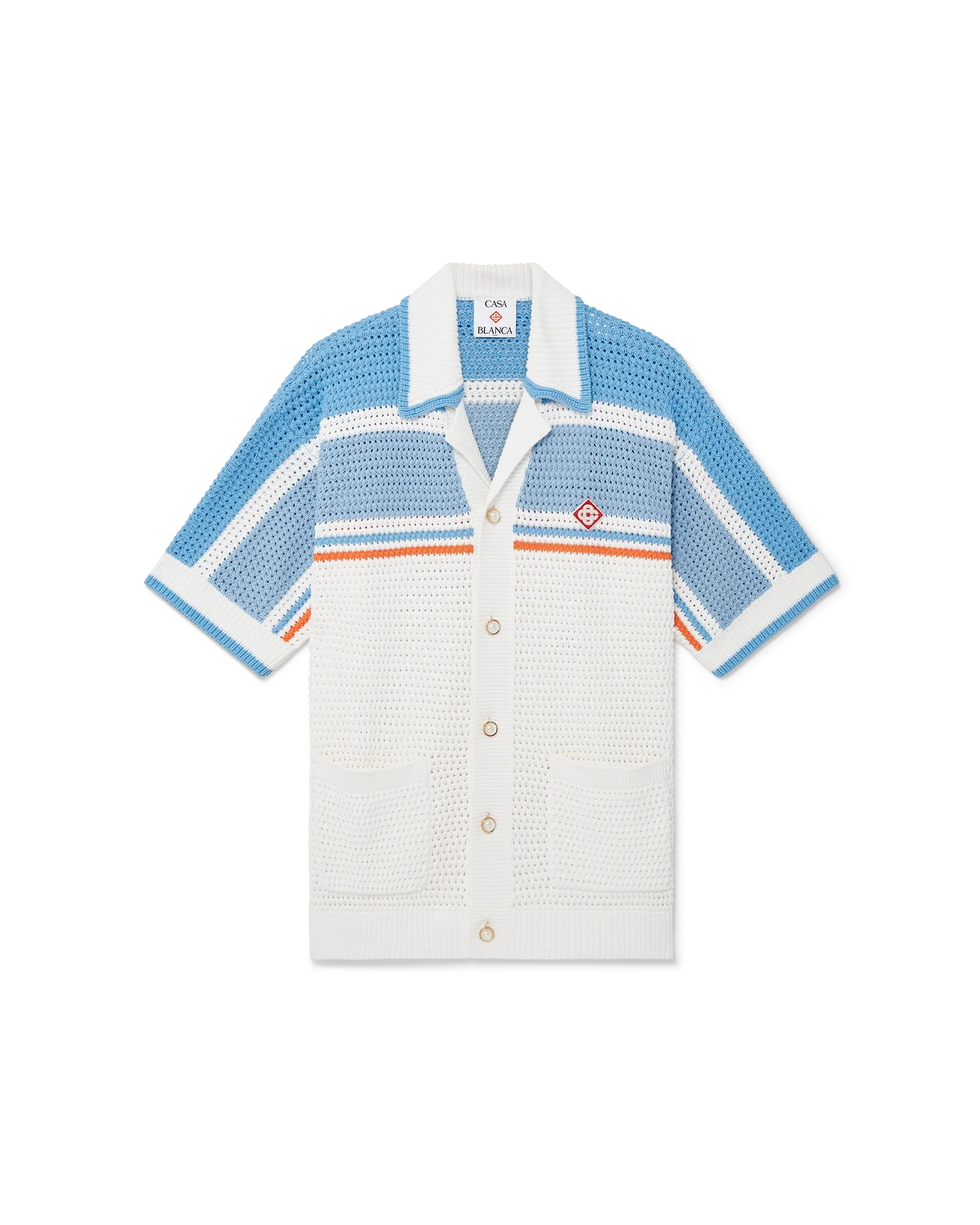 Chemise de tennis en coton crocheté
