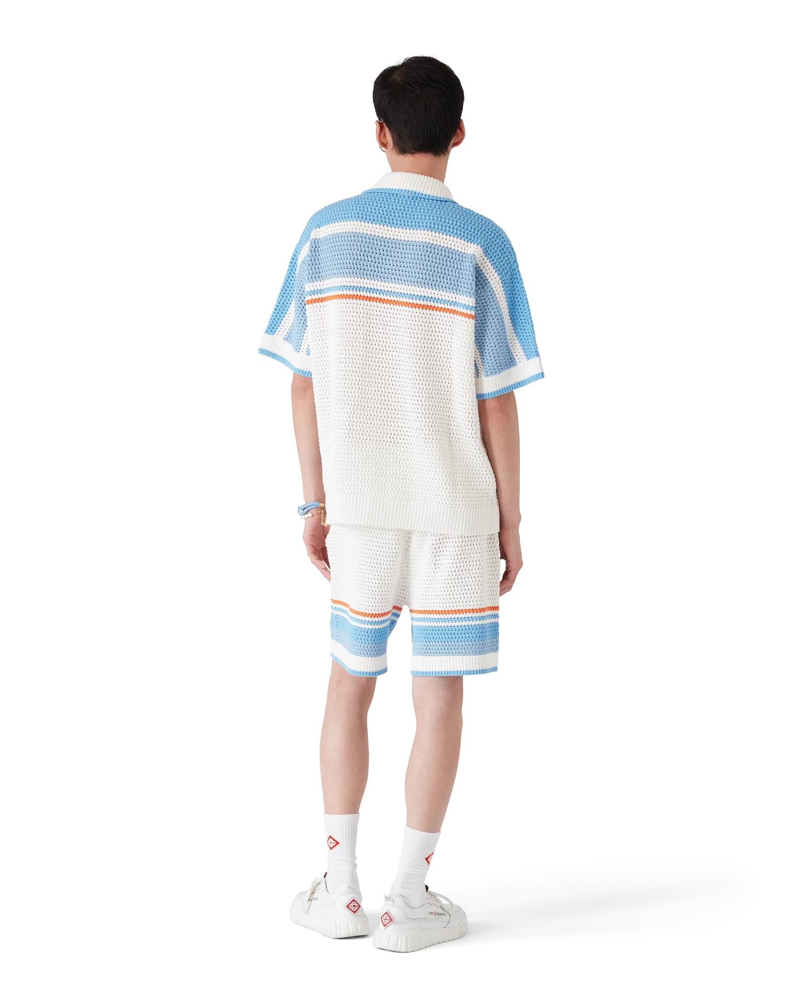 Chemise de tennis en coton crocheté