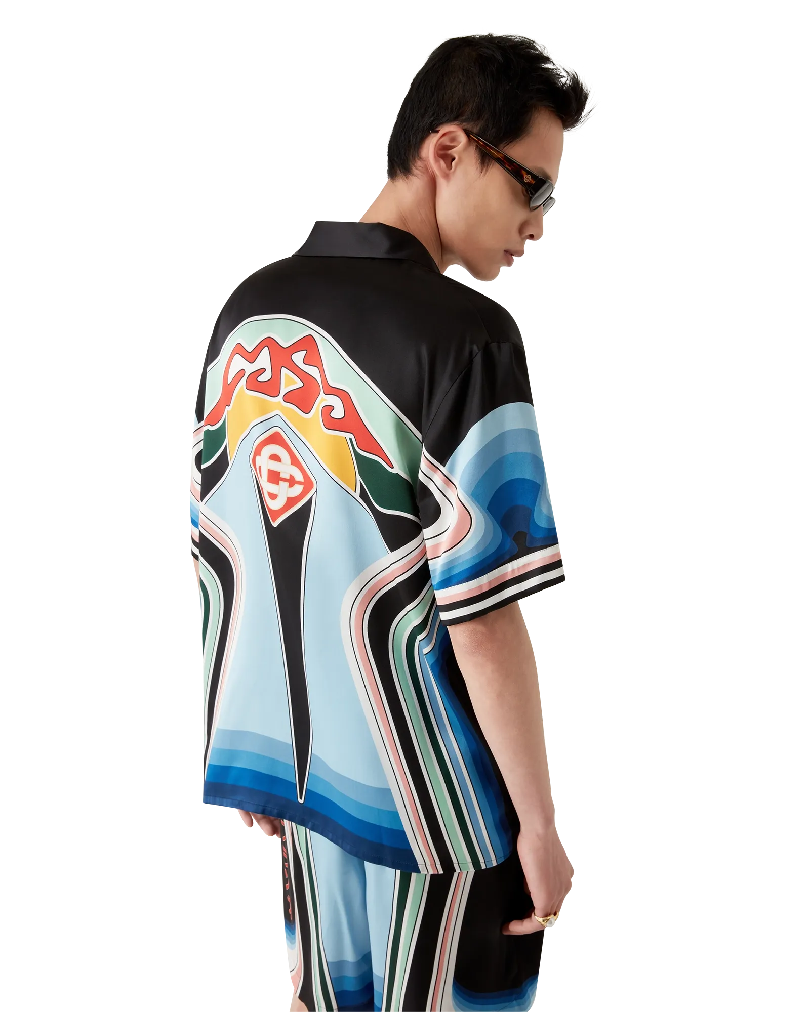 Chemise à manches Graphic Mountain Silk Short