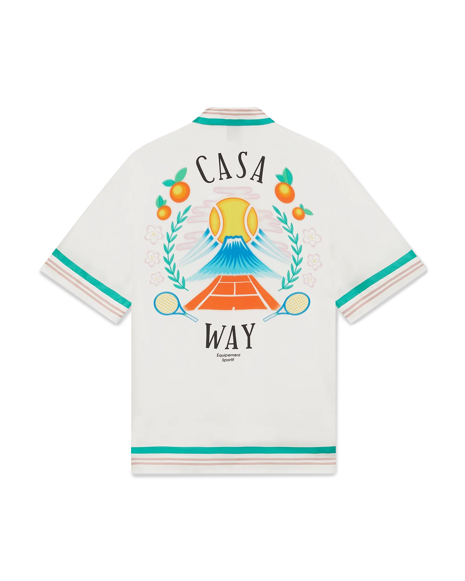 Chemise à manches courtes en soie Casa Way