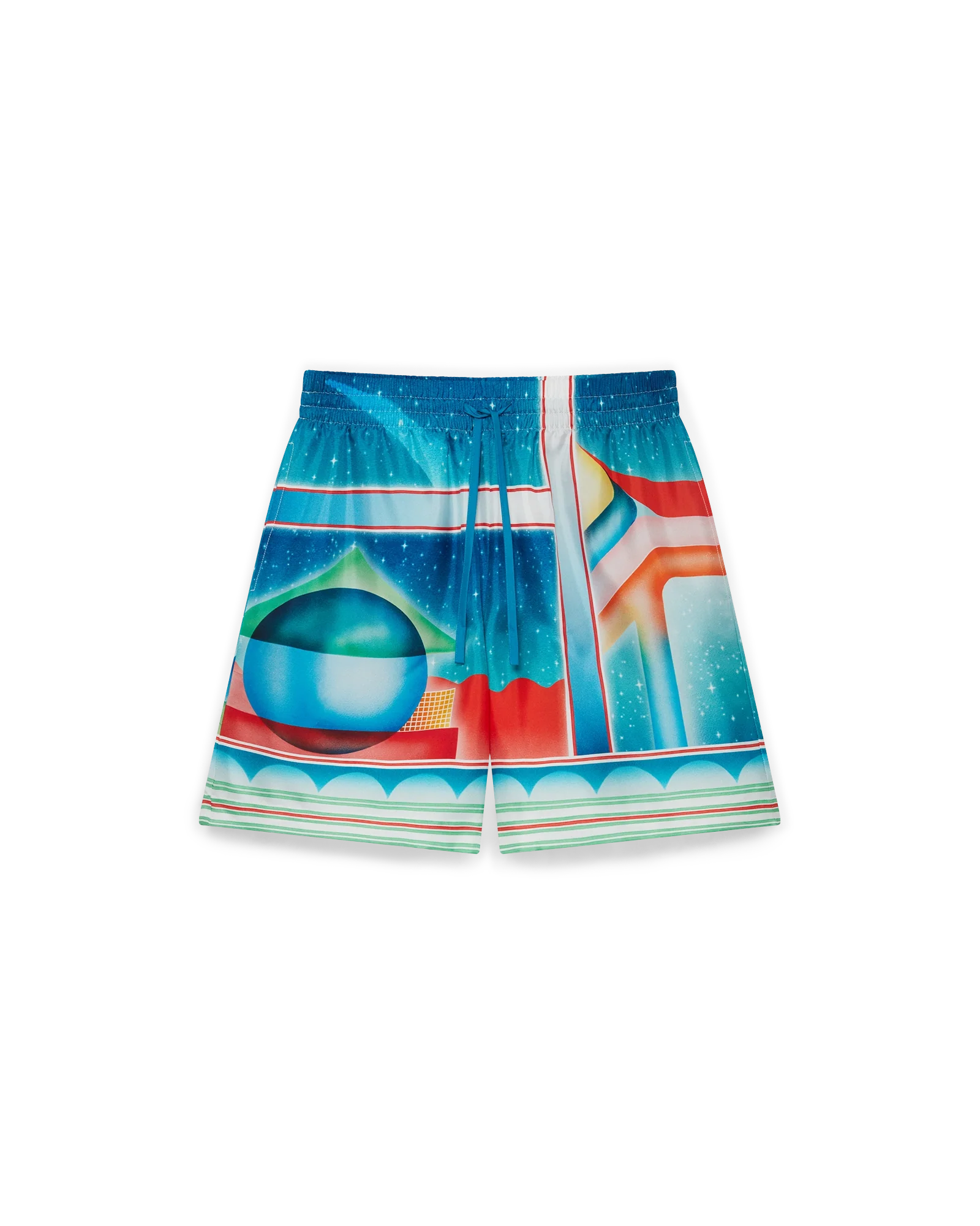 Short en soie Galaxy Court