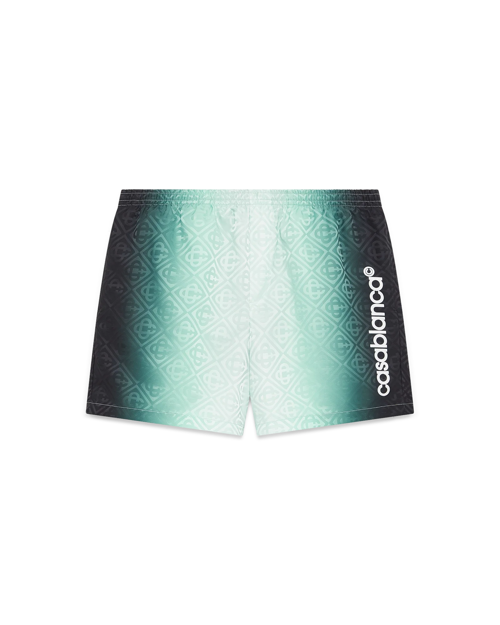 Short de bain en jacquard monogramme dégradé